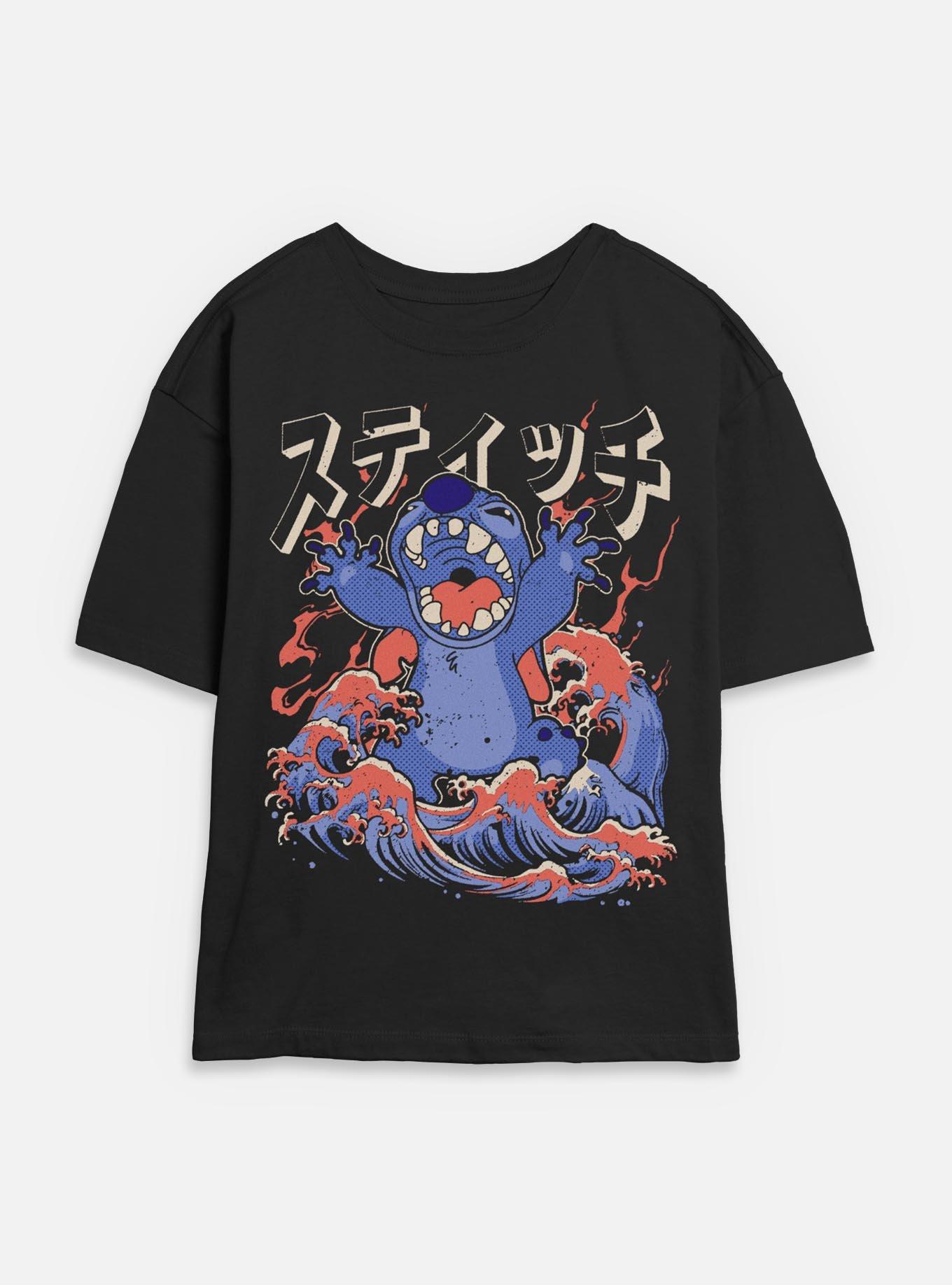 Disney Lilo & Stitch Kaiju Stitch Womens Skimmer T-Shirt BoxLunch Exclusive, , hi-res
