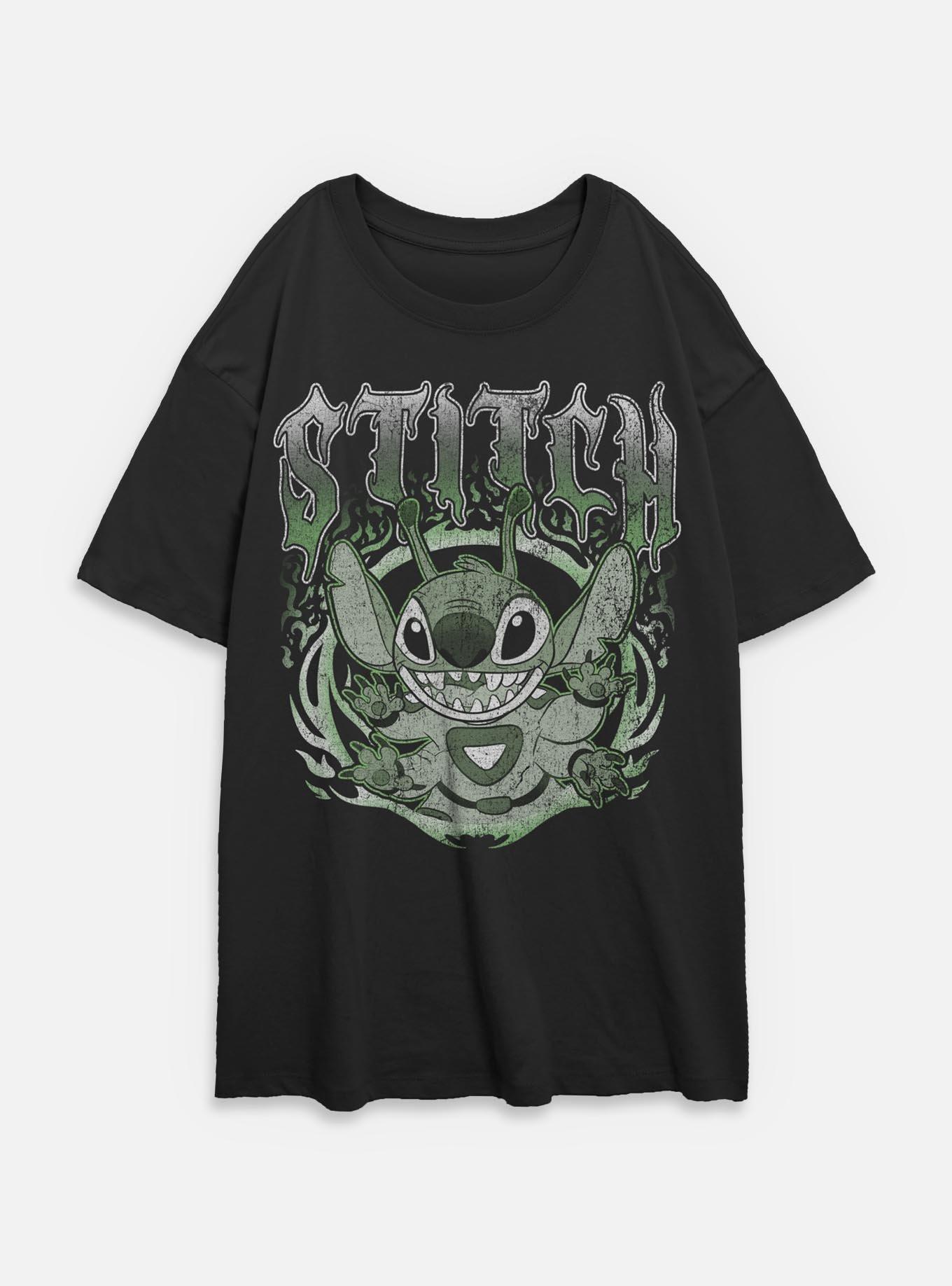 Disney Lilo & Stitch Experiment 626 Womens Oversized T-Shirt BoxLunch Web Exclusive,New Products : American Fashion Style Bags On Sale