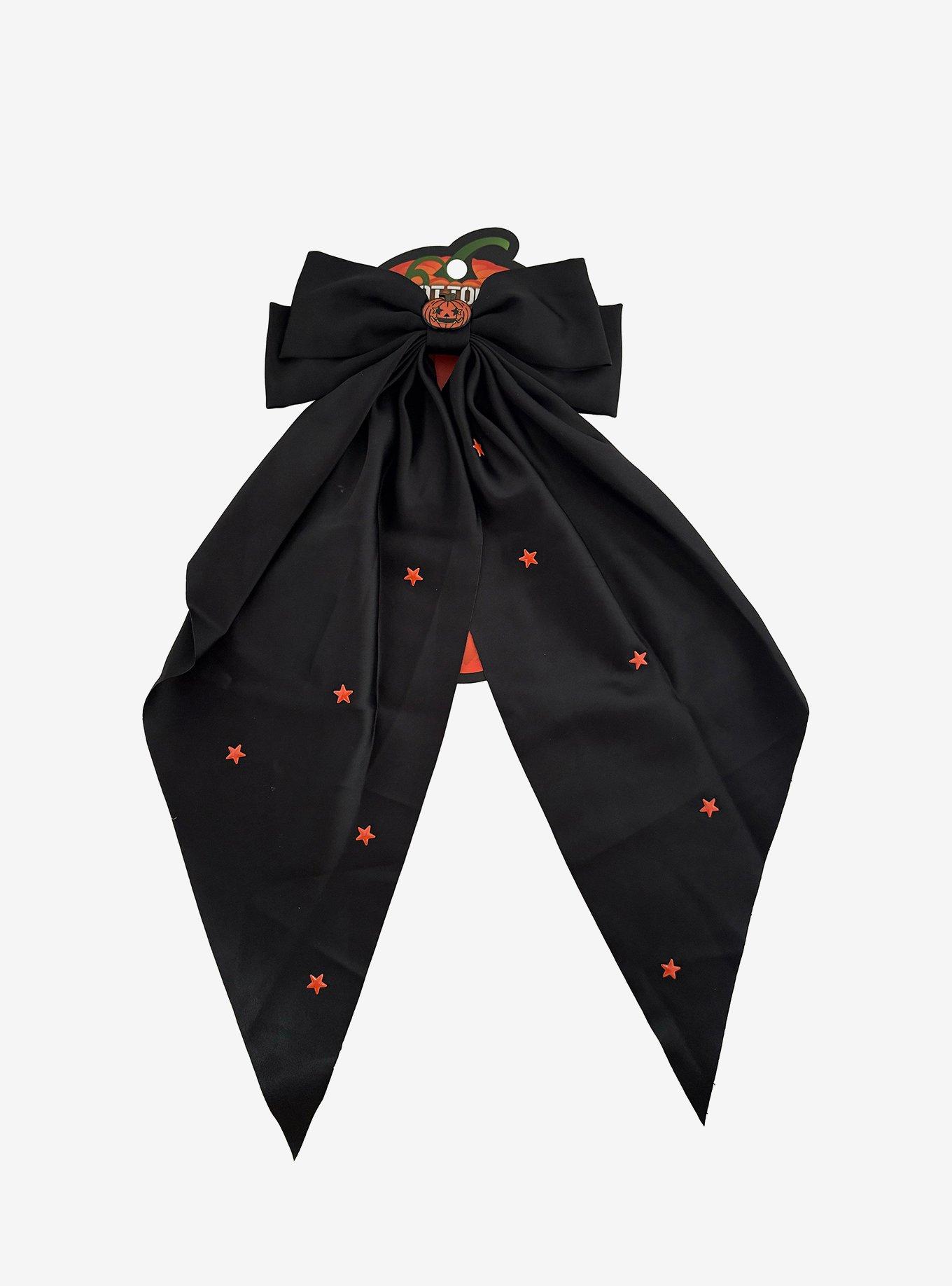 Pumpkin Star Hair Bow, , hi-res