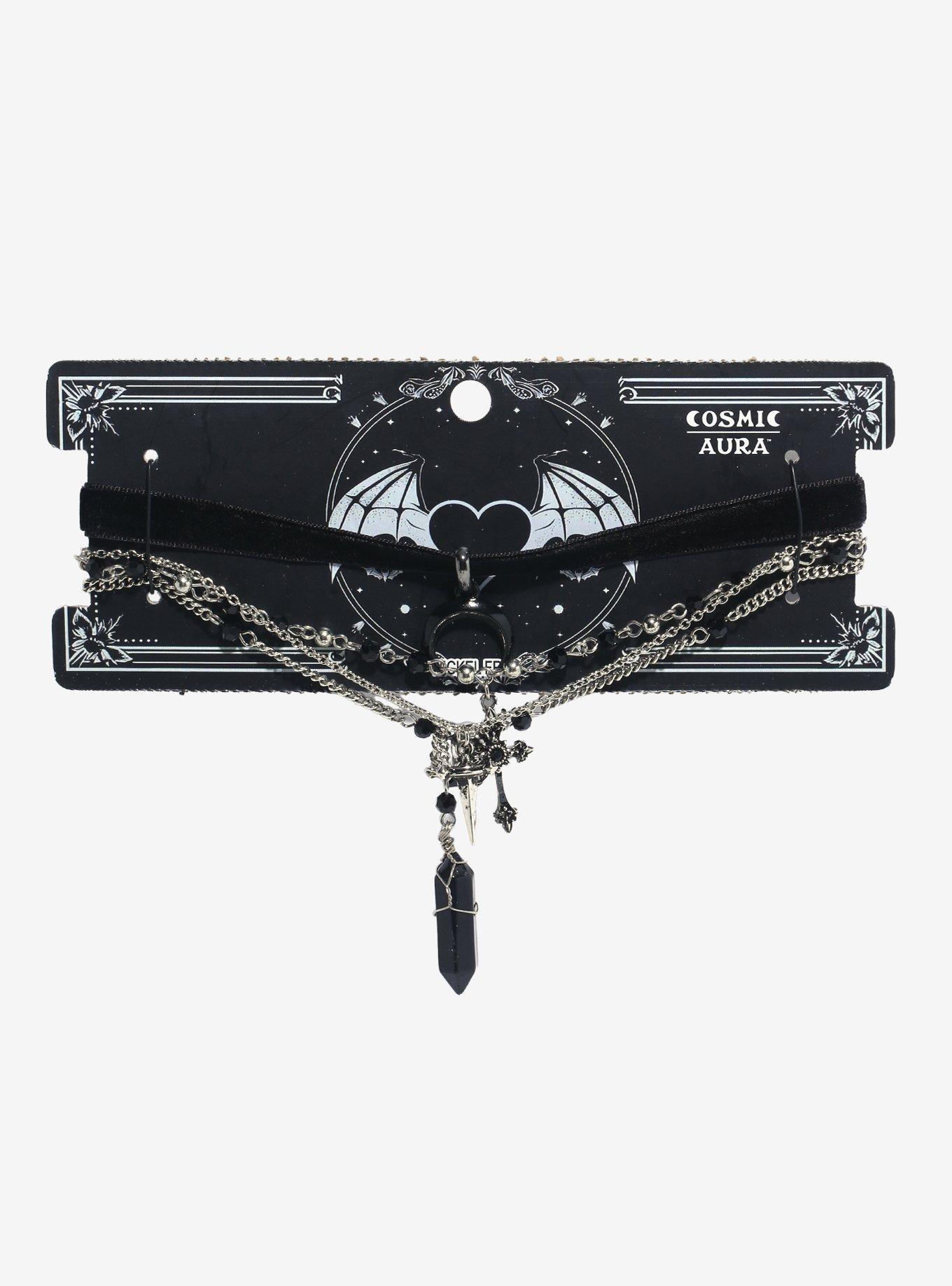 Cosmic Aura Gothic Witch Necklace Set, , hi-res