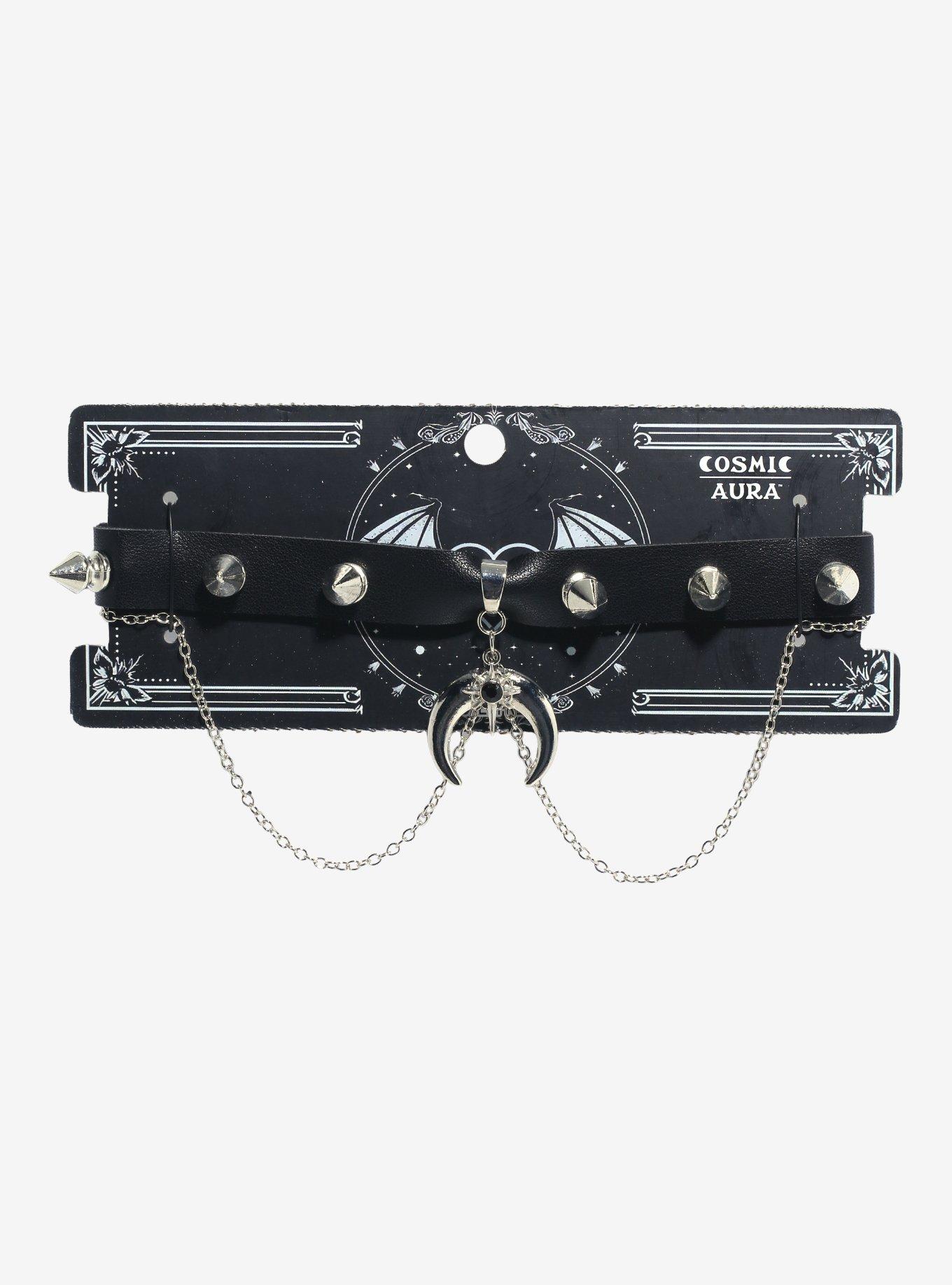 Cosmic Aura Celestial Stud Chain Choker, , hi-res