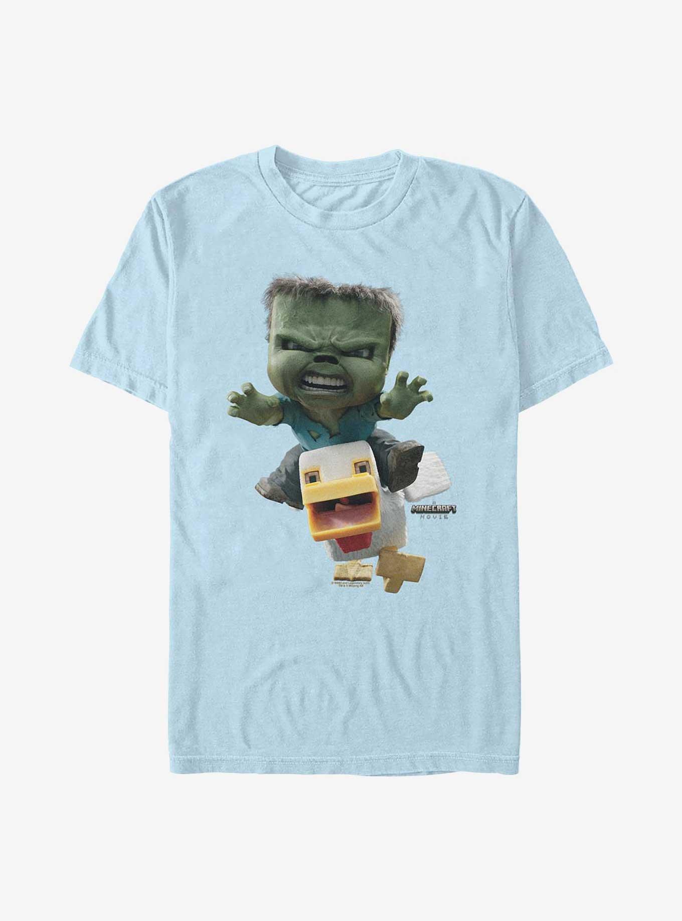 A Minecraft Movie Chicken Jockey T-Shirt, , hi-res