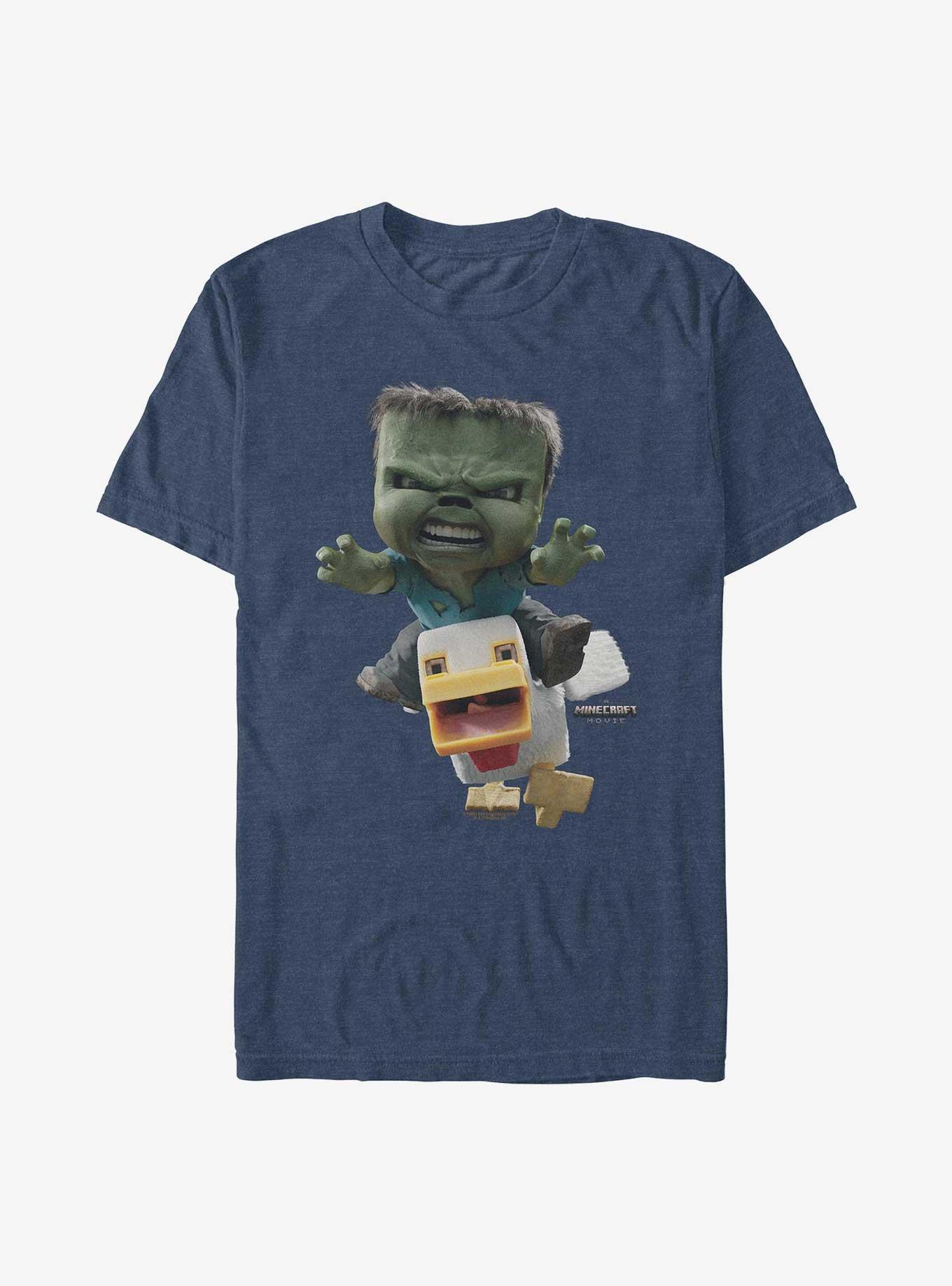 A Minecraft Movie Chicken Jockey T-Shirt, , hi-res