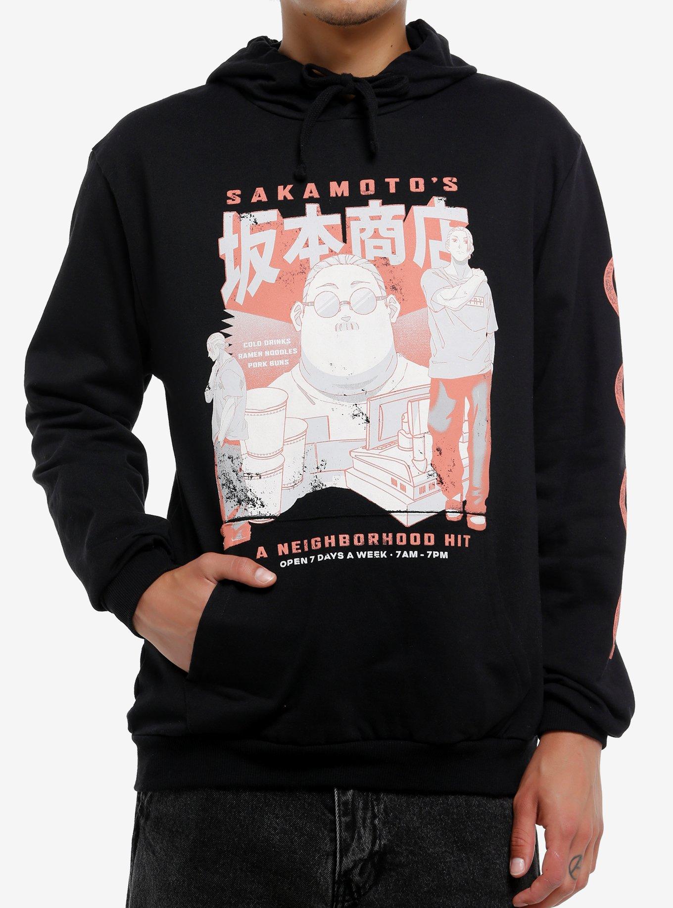 SAKAMOTODAYS① Sakamoto Days Taro Sakamoto Shop Double-Sided Hoodie | Hot Topic