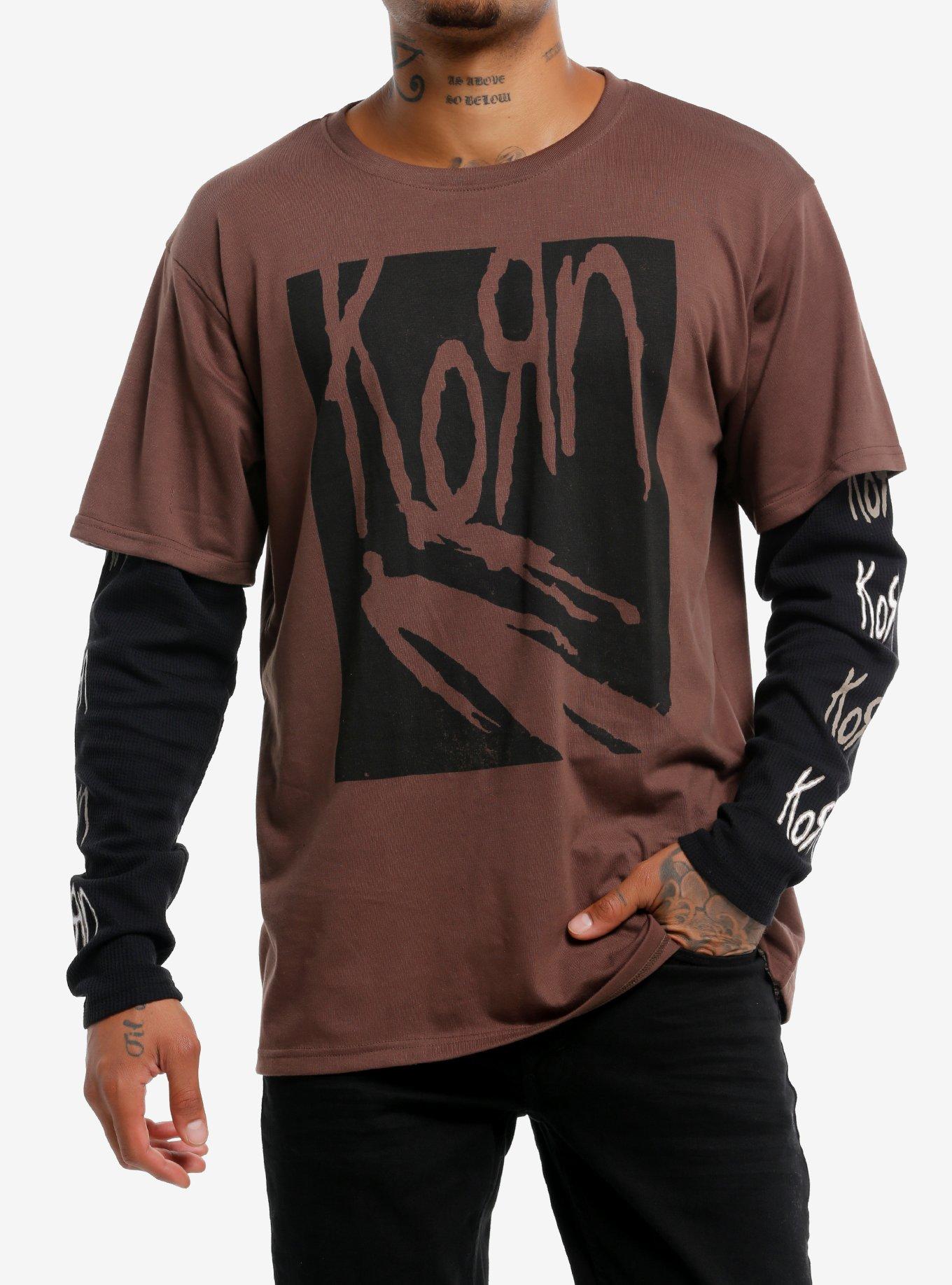 Korn Shadow Man Twofer Long-Sleeve T-Shirt, , hi-res