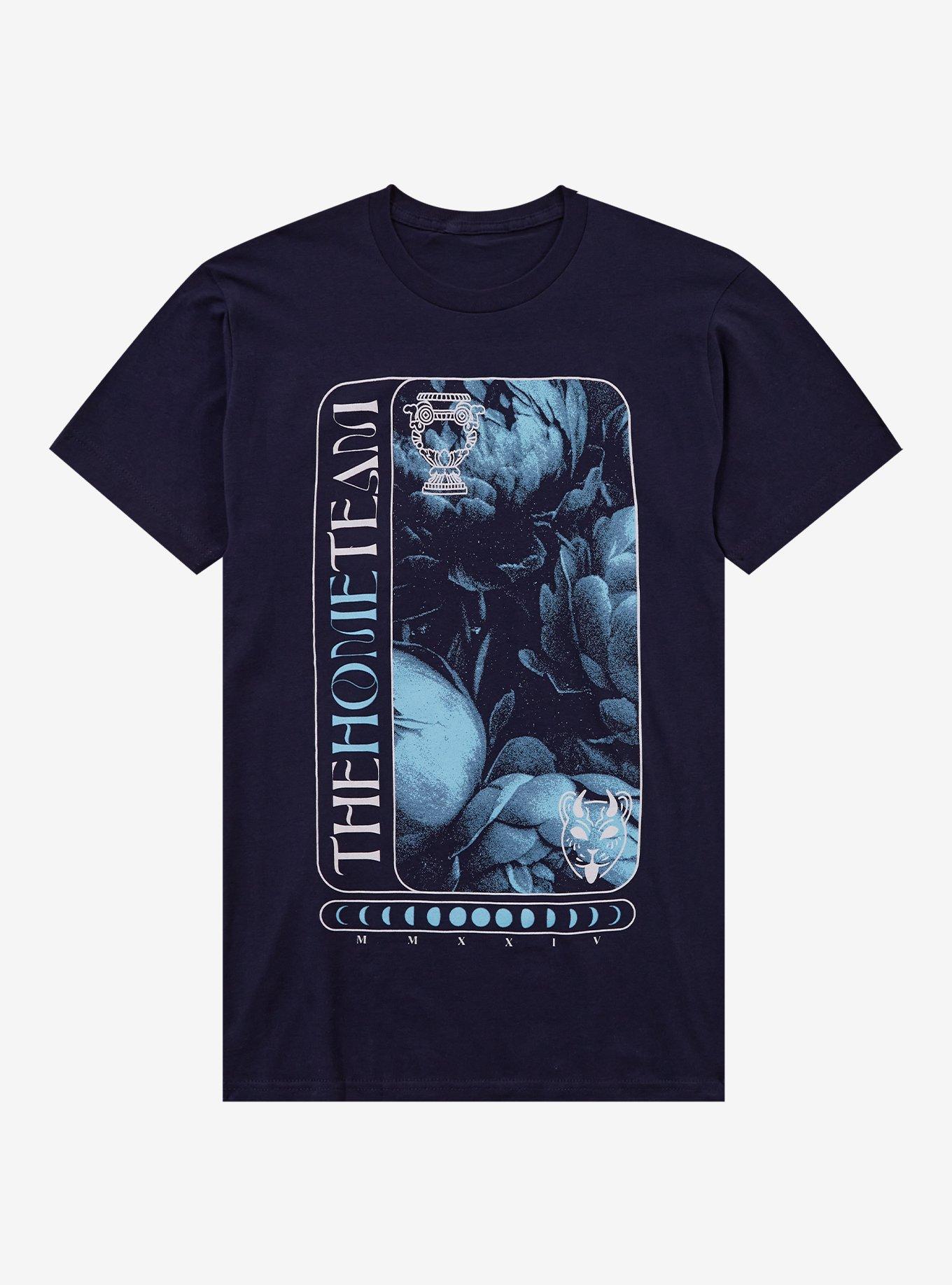 The Home Team Flowers & Moon Phases T-Shirt, , hi-res