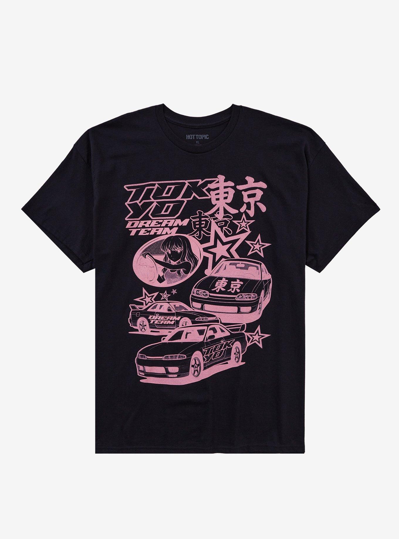 Pink Car Star Collage Girls T-Shirt, , hi-res
