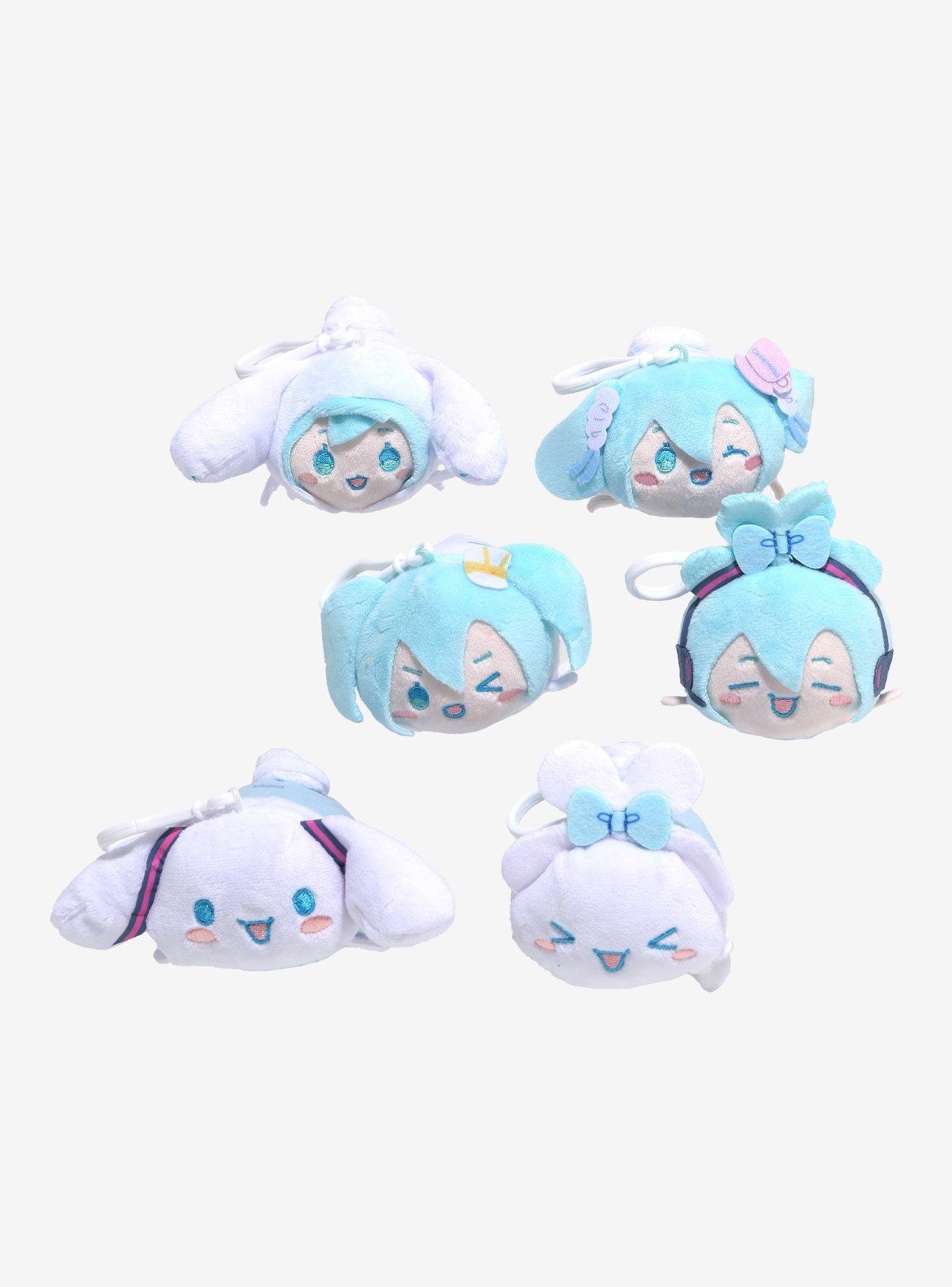 Hatsune Miku X Cinnamoroll Potekoro Blind Box Plush Key Chain