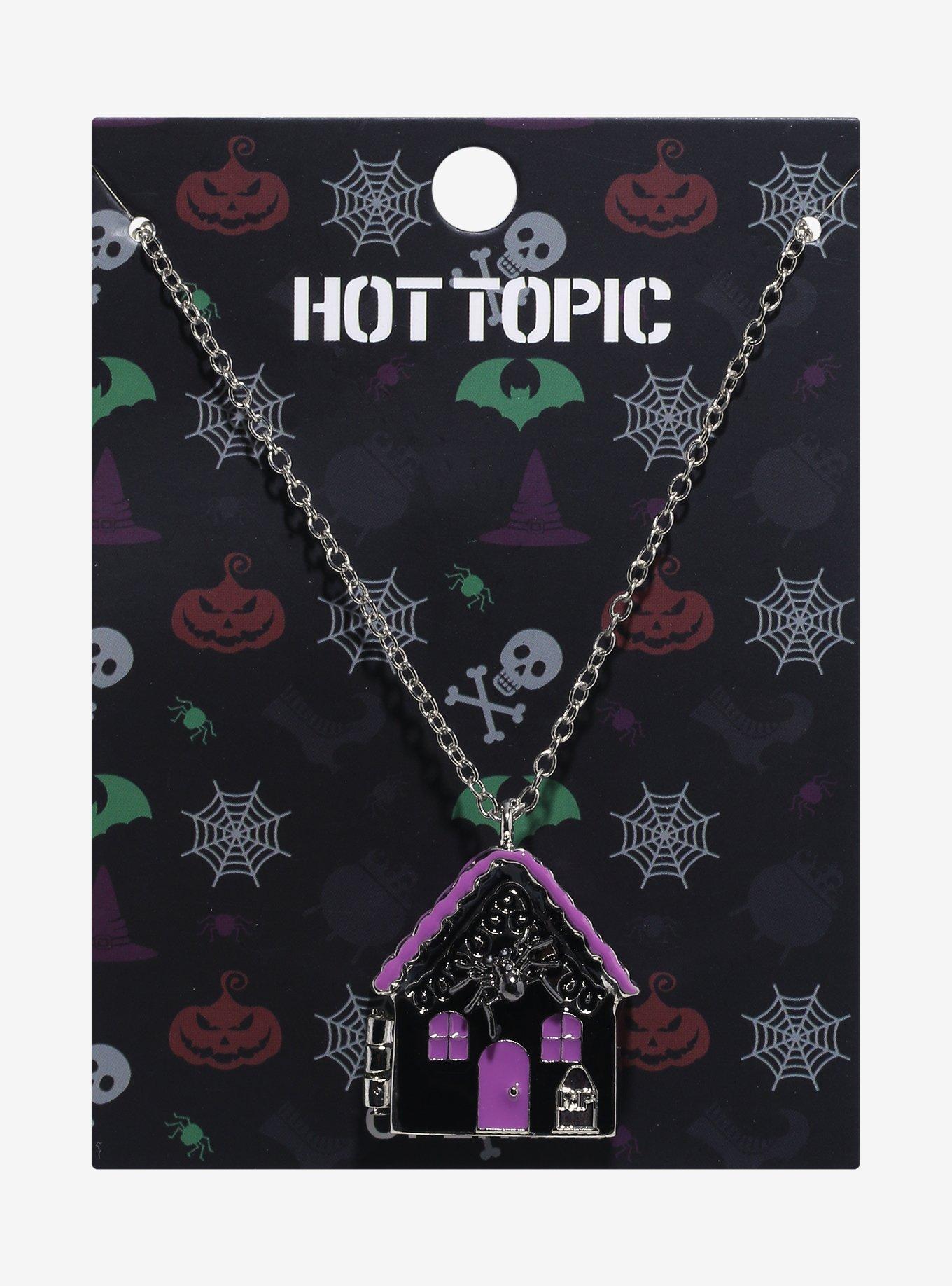 Haunted House Ghost Locket Necklace, , hi-res