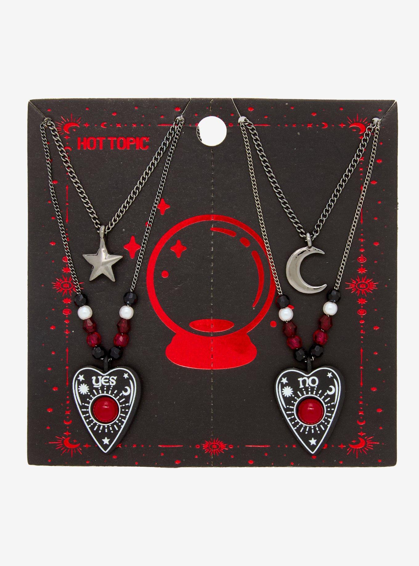 Yes No Planchette Celestial Best Friend Necklace Set, , hi-res