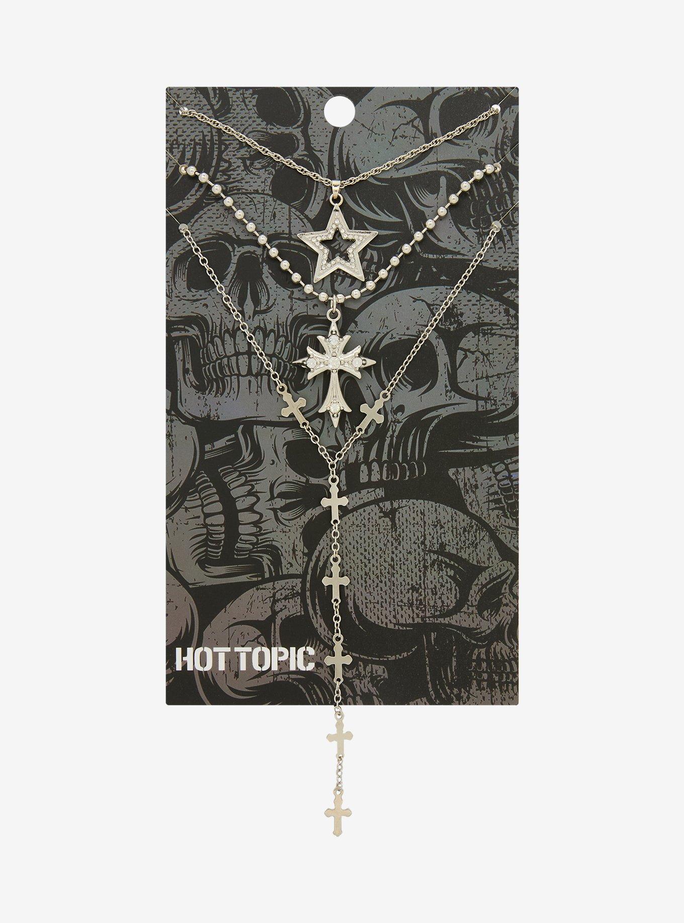 Star Cross Lariat Necklace Set, , hi-res