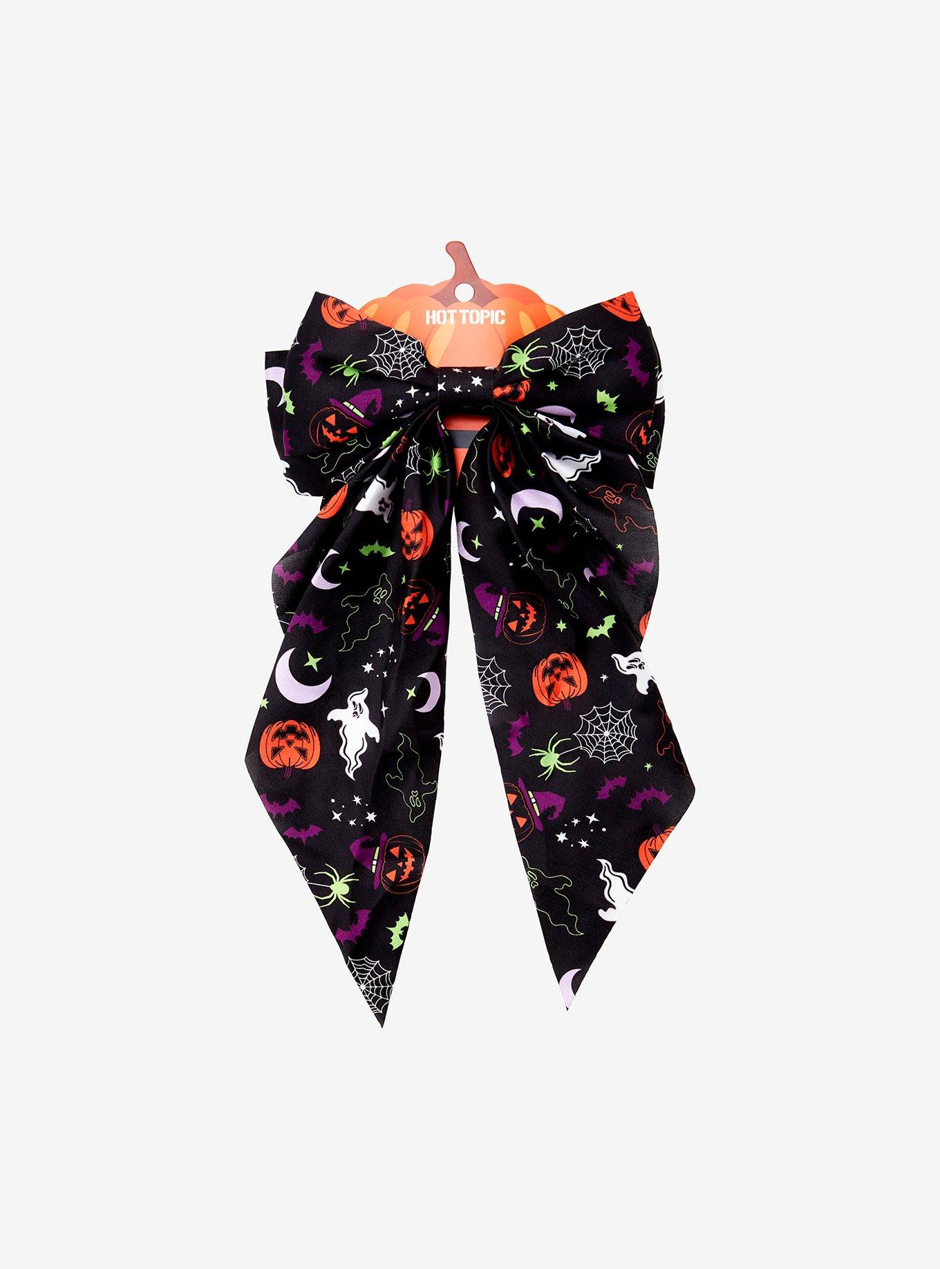 Halloween Icons Hair Bow, , hi-res
