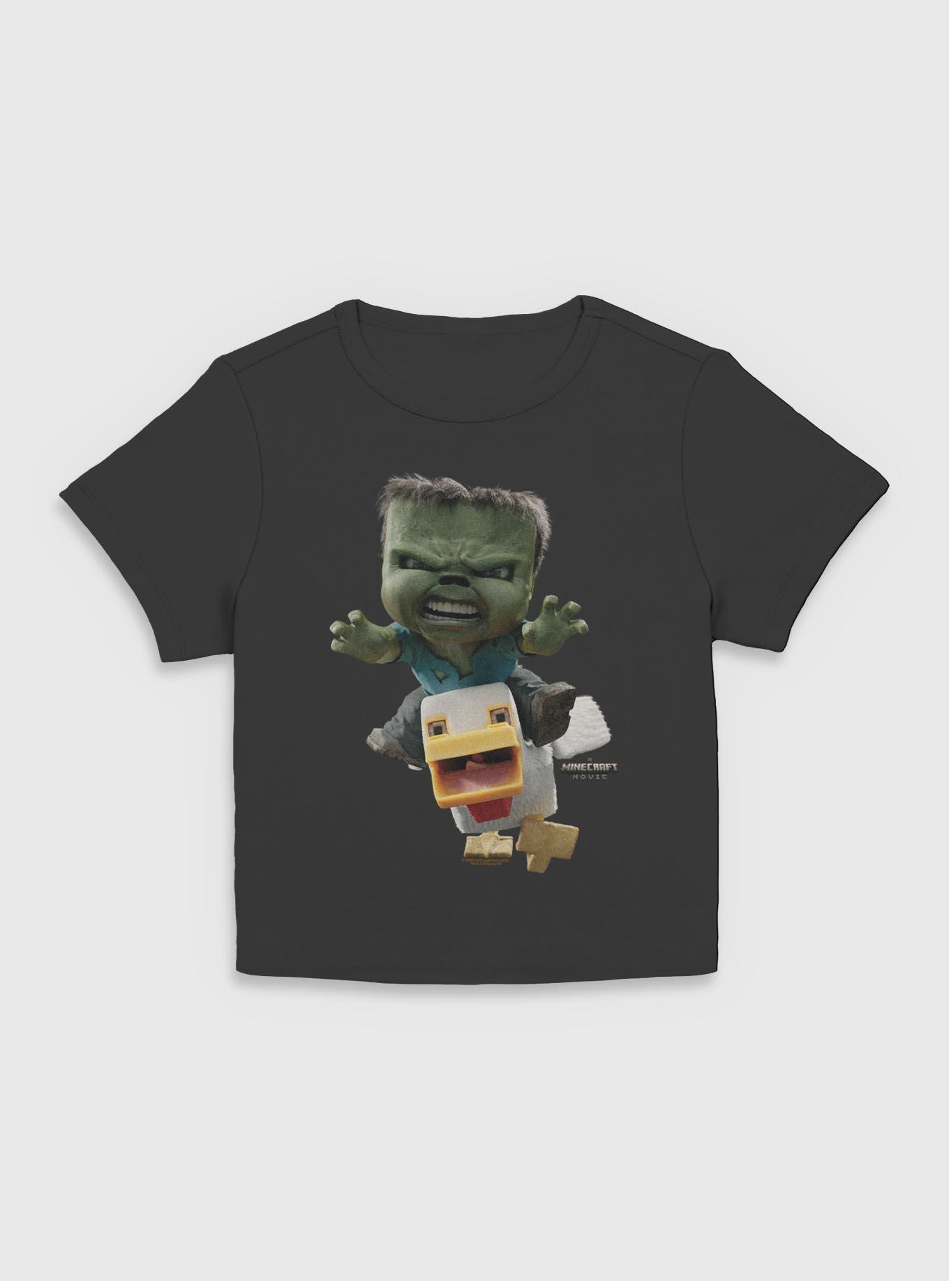 A Minecraft Movie Chicken Jockey Women Baby T-Shirt,All Products : American Fashion Style Bags On Sale