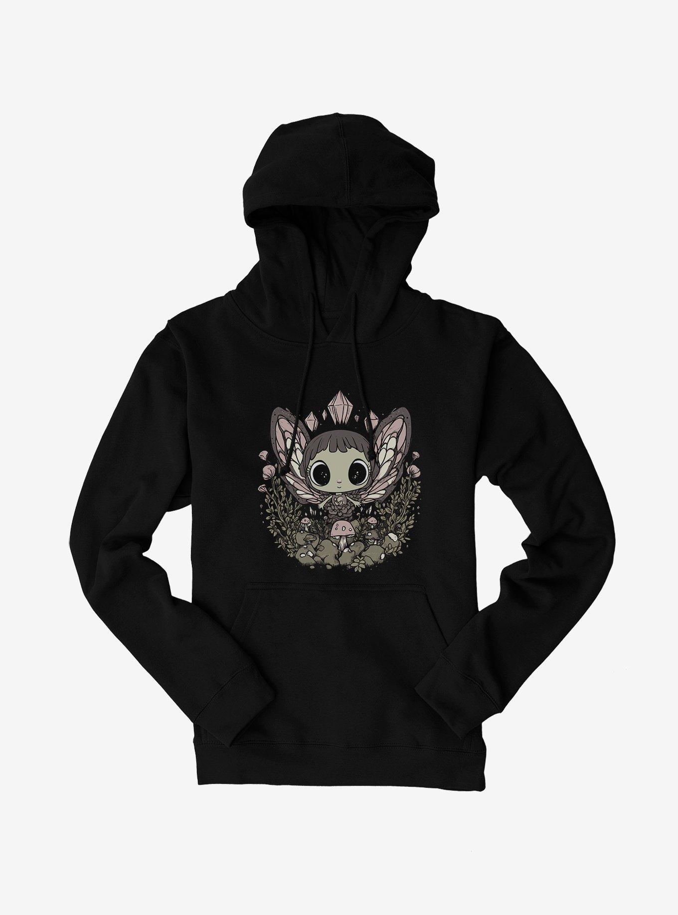 Crystal Fairy Hoodie, BLACK, hi-res