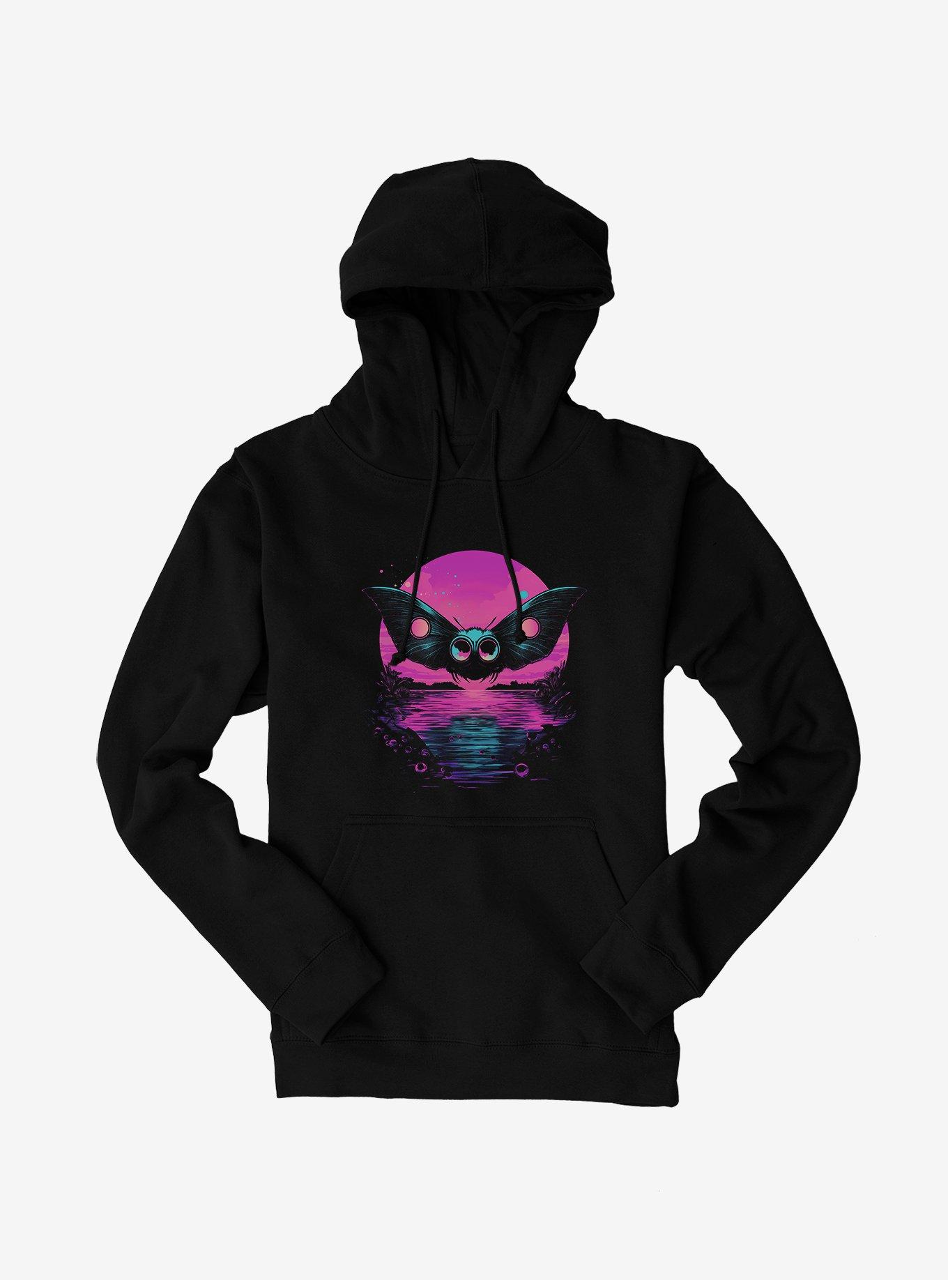 Mothman Midnight Sunset Hoodie, , hi-res