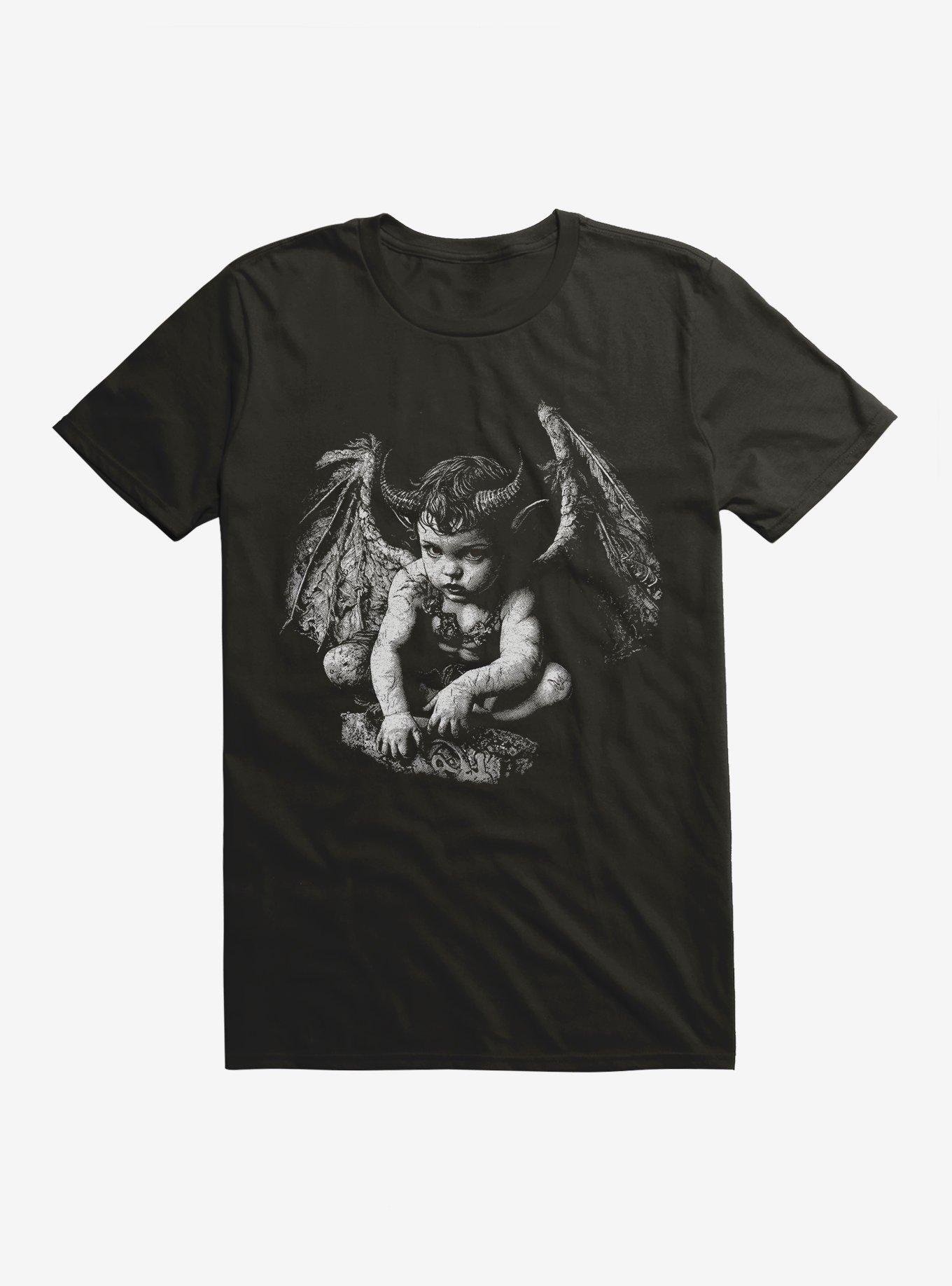Evil Cherub T-Shirt, BLACK, hi-res