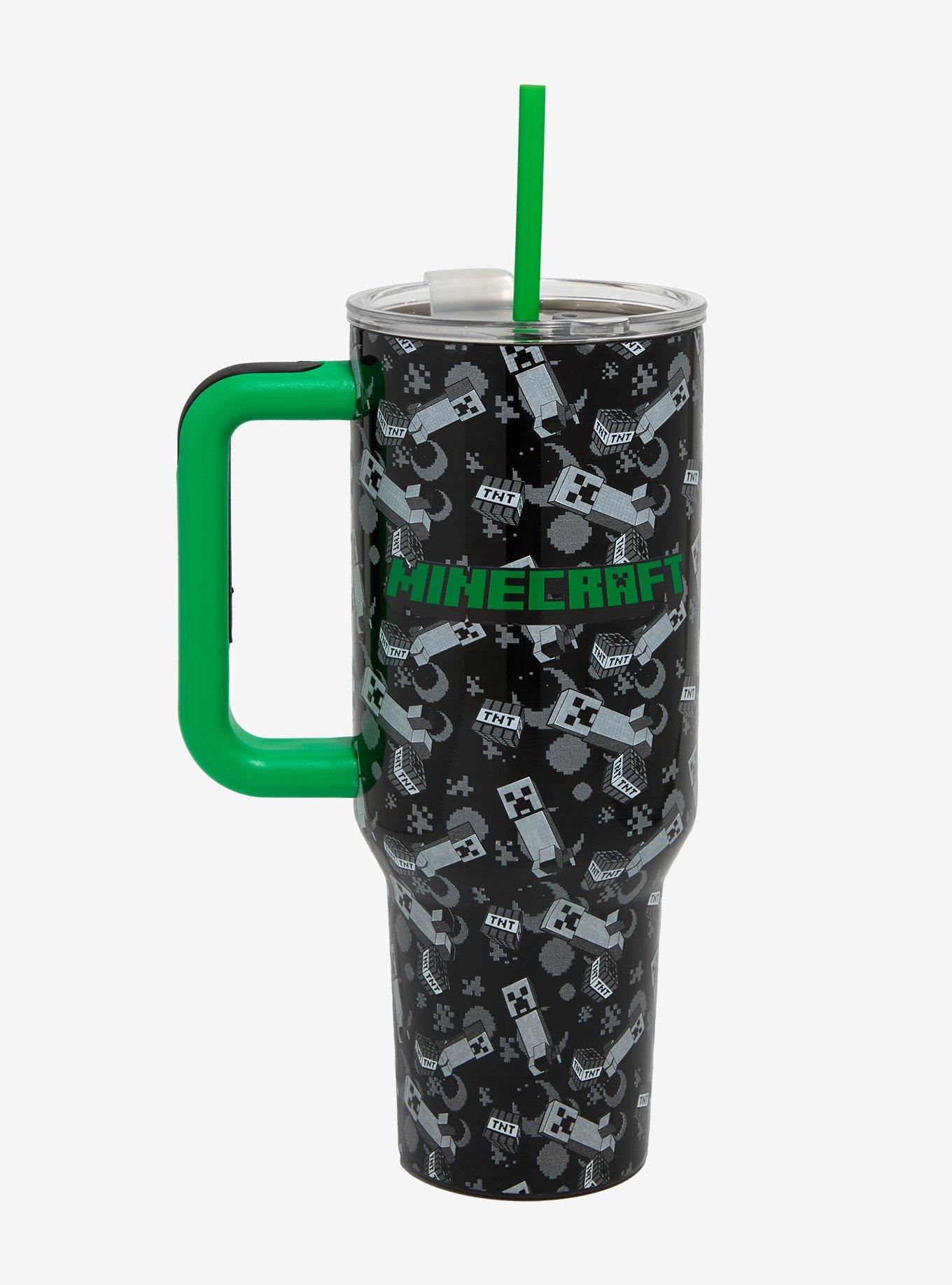 Minecraft Allover Print Stainless Steel Travel Cup, , hi-res