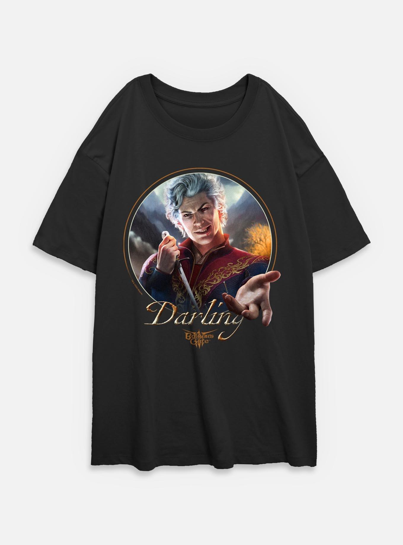 Dungeons & Dragons Astarion Darling Womens Oversized T-Shirt,New Products : American Fashion Style Bags On Sale