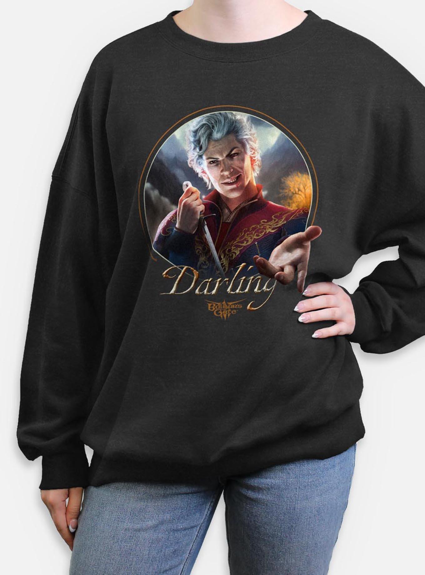 Dungeons & Dragons Astarion Darling Womens Oversized Sweatshirt,New Products : American Fashion Style Bags On Sale