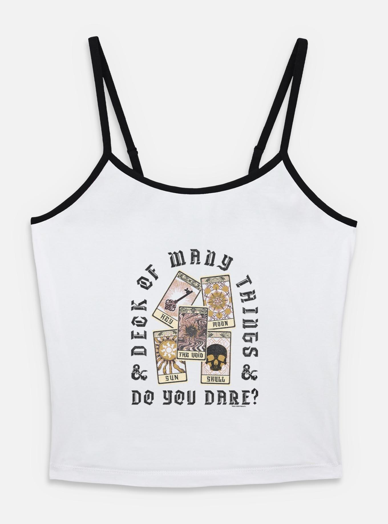 Dungeons & Dragons Do You Dare Deck Womens Cami,New Products : American Fashion Style Bags On Sale