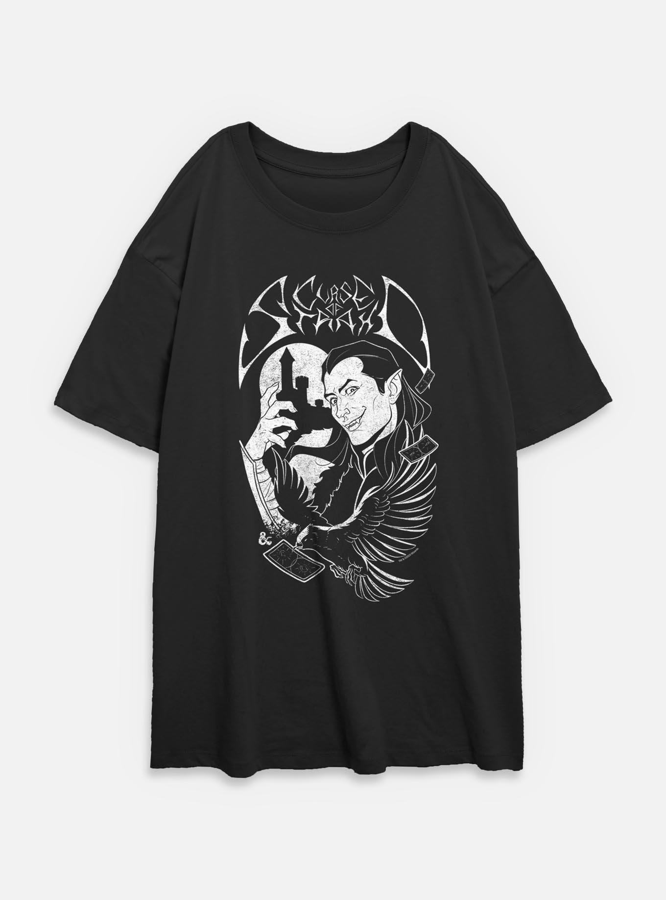 Dungeons & Dragons Death Metal Clash Of Strahd Womens Oversized T-Shirt,Specials : American Fashion Style Bags On Sale