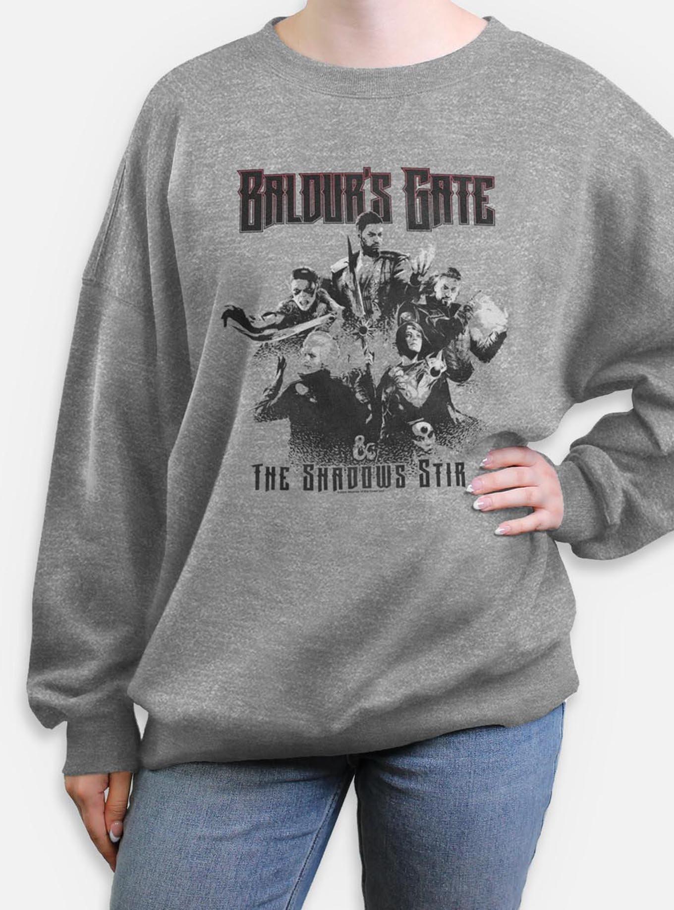 Dungeons & Dragons Baldurs Gate The Shadows Stir Womens Oversized Sweatshirt,New Products : American Fashion Style Bags On Sale