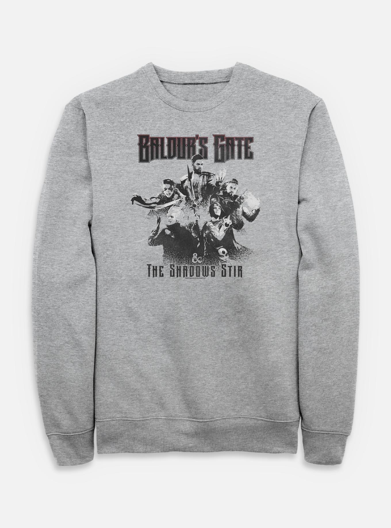 Dungeons & Dragons Baldurs Gate The Shadows Stir  Sweatshirt, ATH HTR, hi-res