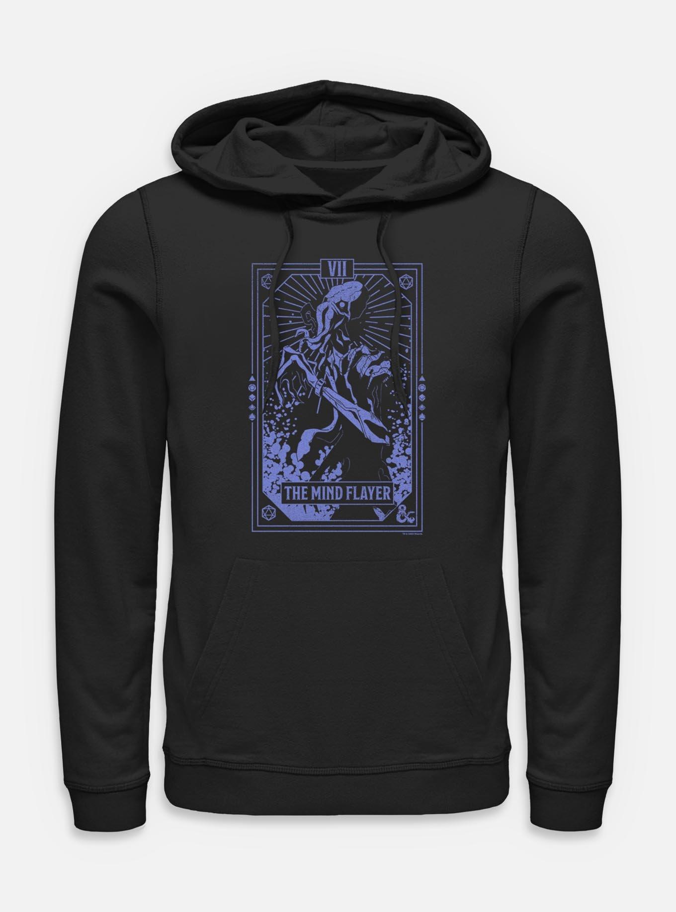 Dungeons & DragonsThe Mind Flayer Tarot Hoodie, BLACK, hi-res