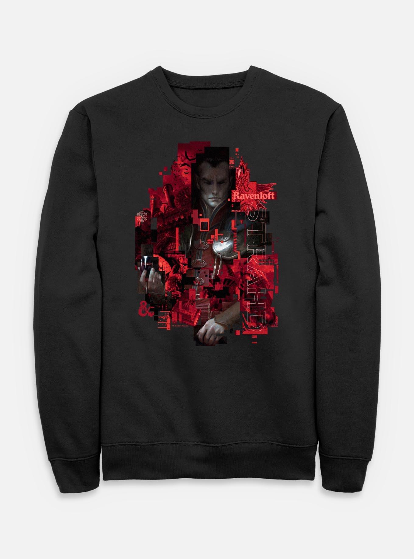 Dungeons & Dragons Ravenloft Strahd Sweatshirt, BLACK, hi-res