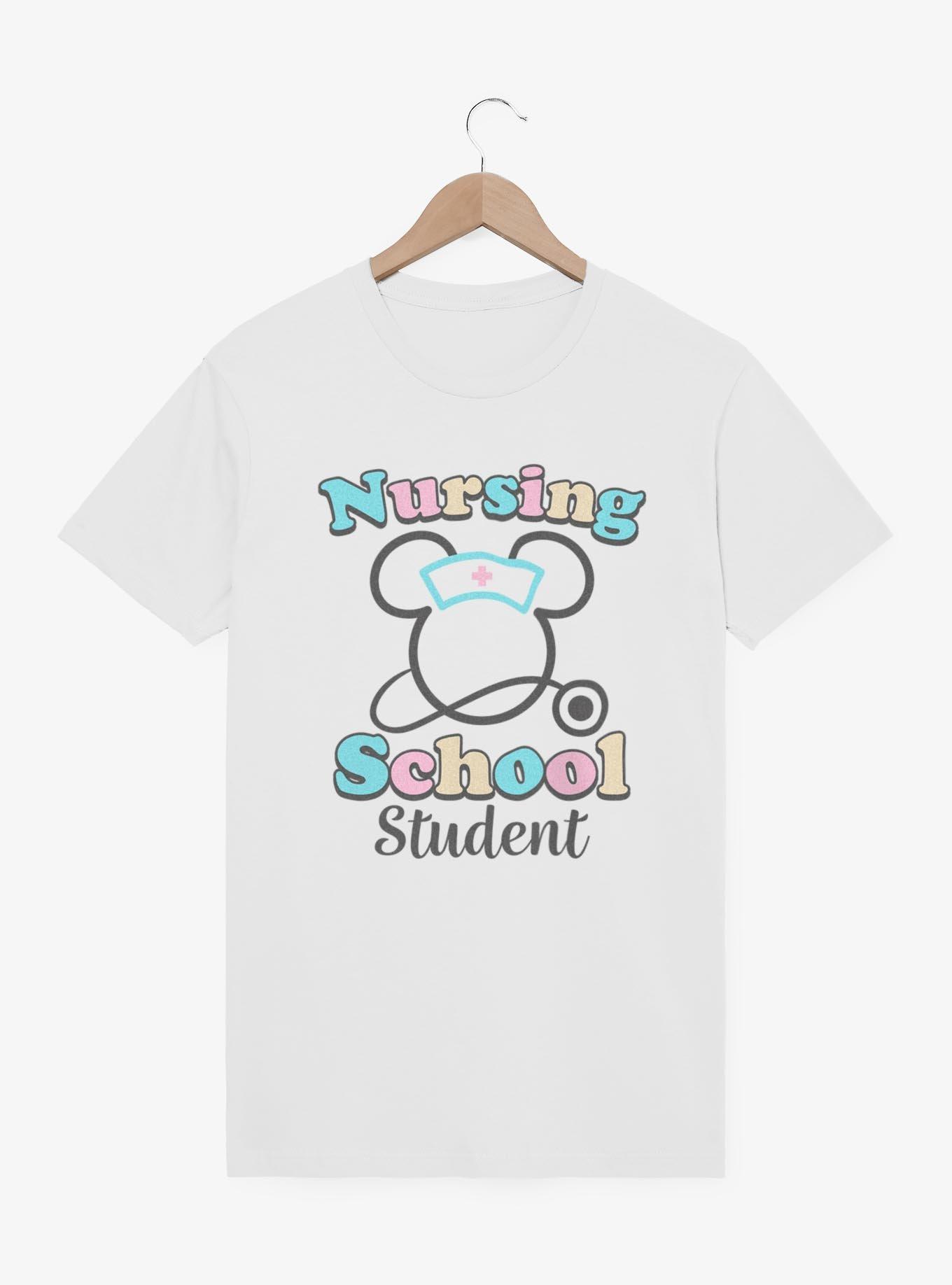 Disney Minnie Mouse Nursing School Student T-Shirt, WHITE, hi-res