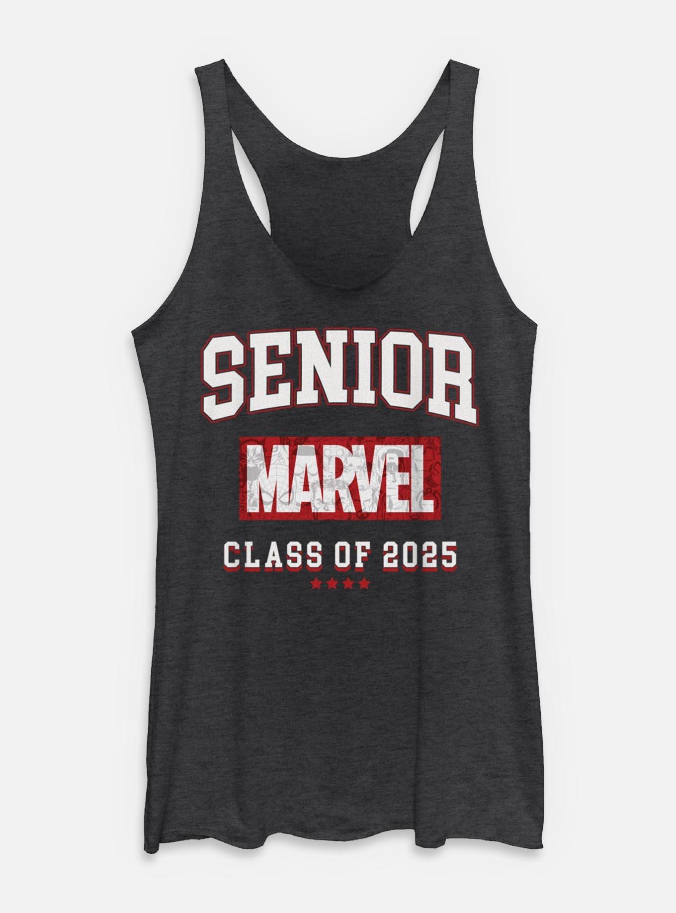 Marvel Senior Class Of 2025 Womens Tank, BLK HTR, hi-res