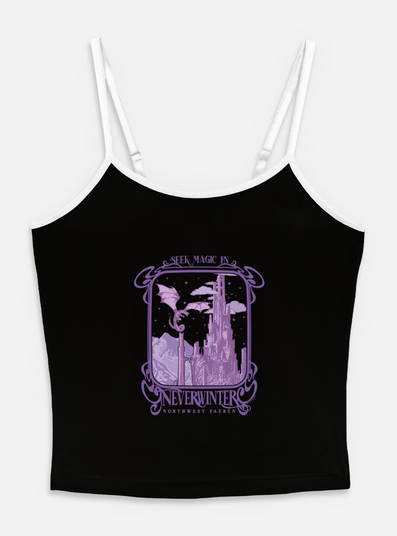 Dungeons & Dragons Seek Magic In Neverwinter Womens Cami, BLACK, hi-res