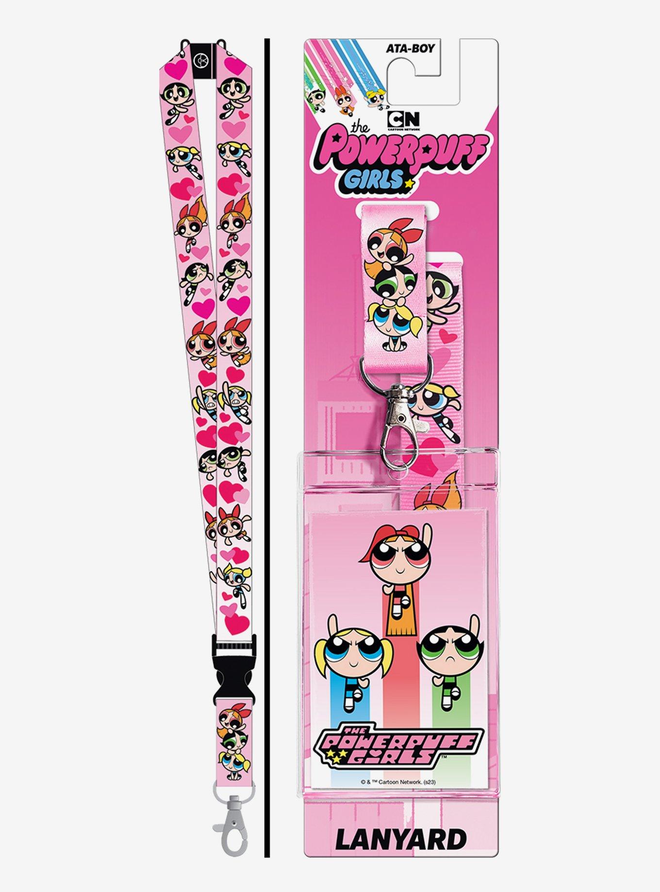 The Powerpuff Girls Trio Hearts Lanyard, , hi-res