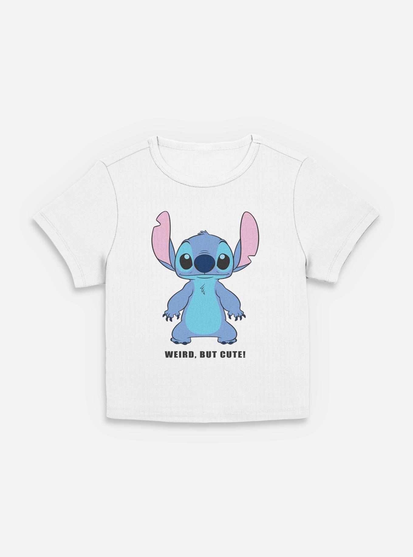 Disney Lilo & Stitch Weird But Cute Womens Baby T-Shirt,New Products : American Fashion Style Bags On Sale