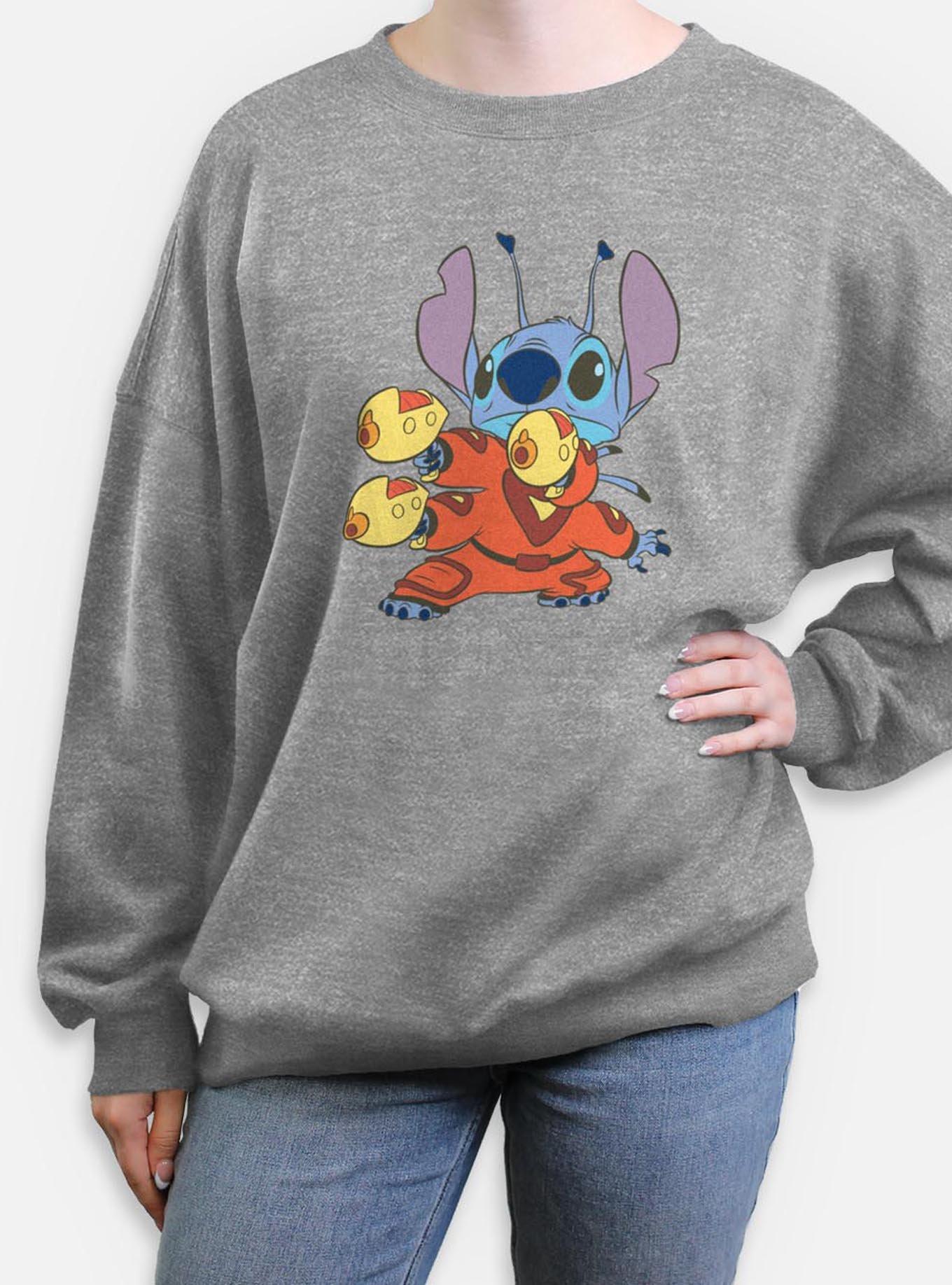 Disney Lilo & Stitch Blasters Womens Oversized Sweatshirt, , hi-res