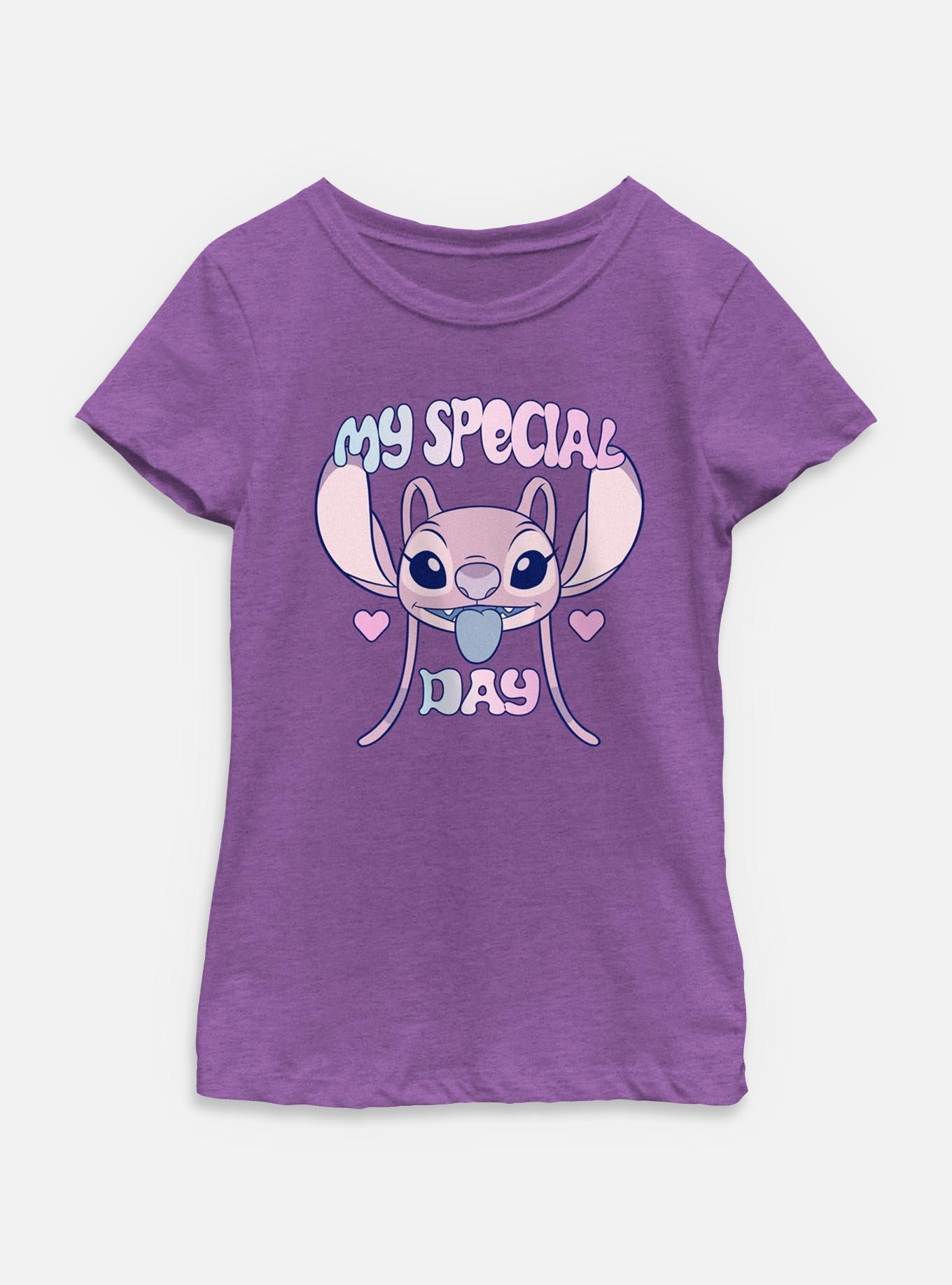 Disney Lilo & Stitch Angel My Special Day Youth Girls T-Shirt, , hi-res