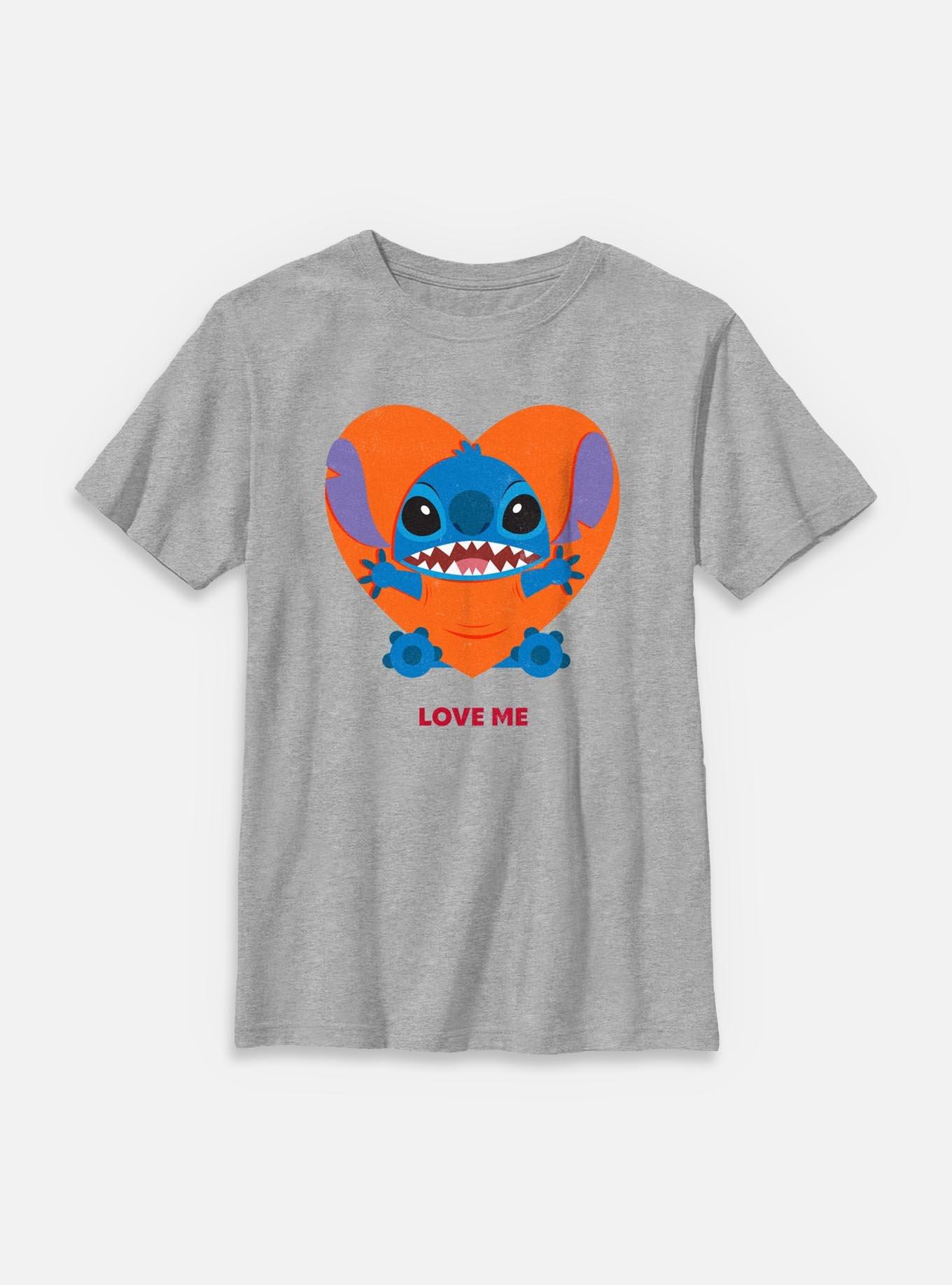 Disney Lilo & Stitch Love Me Youth T-Shirt, , hi-res