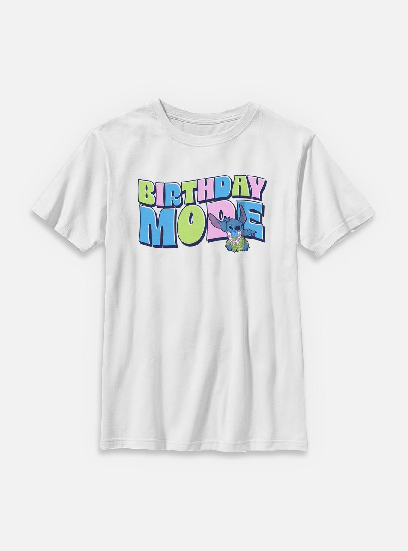 Disney Lilo & Stitch Birthday Mode Youth T-Shirt, , hi-res