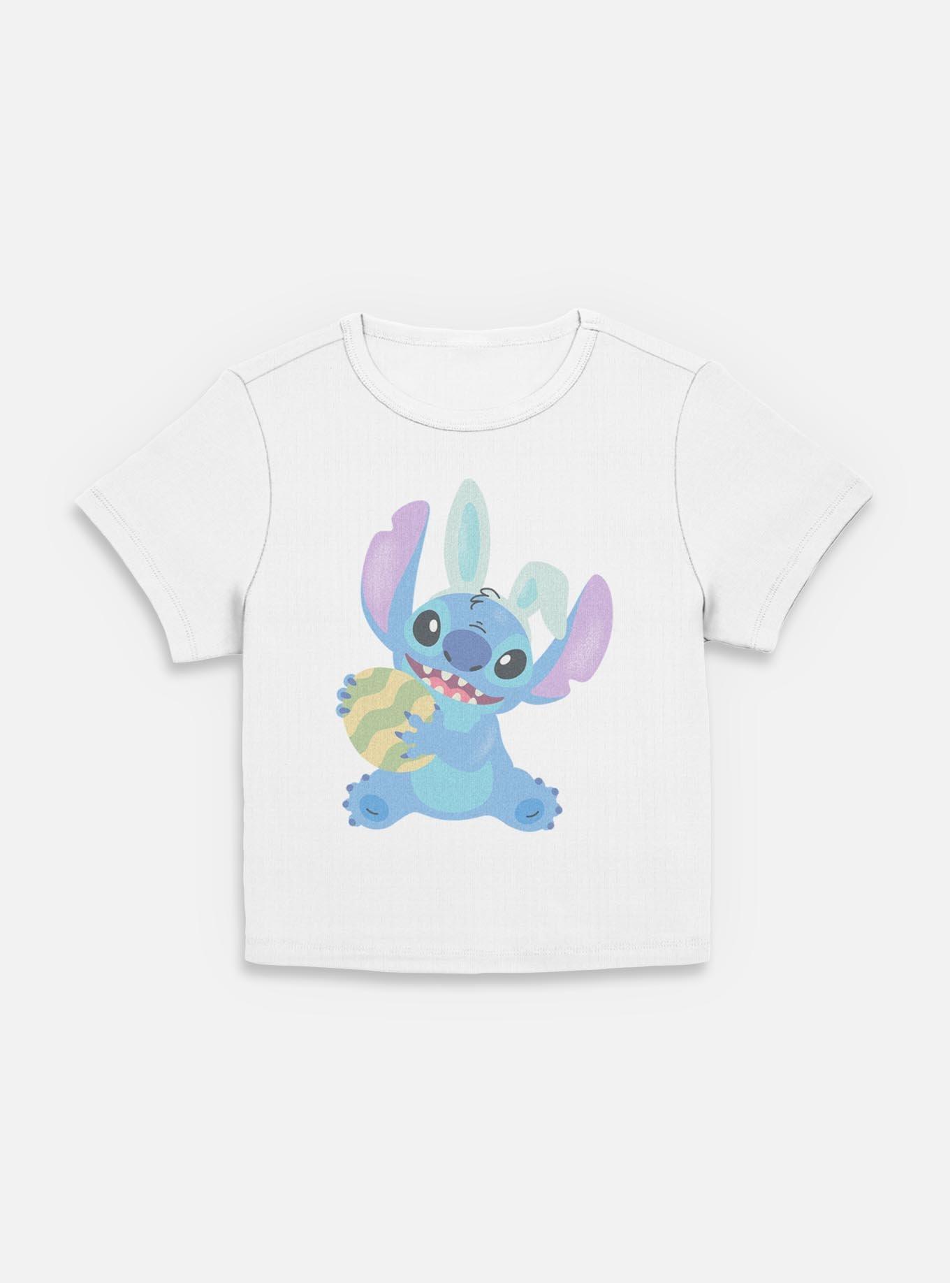 Disney Lilo & Stitch Easter Egg Stitch Womens Baby T-Shirt,New Products : American Fashion Style Bags On Sale