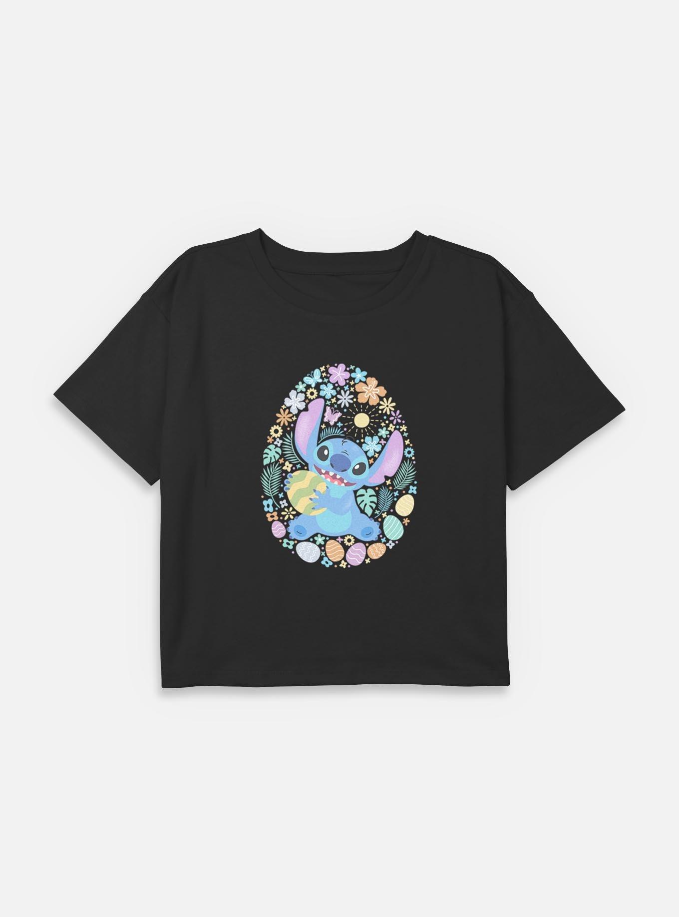 Disney Lilo & Stitch Easter Egg Hunt Youth Girls Boxy T-Shirt, , hi-res