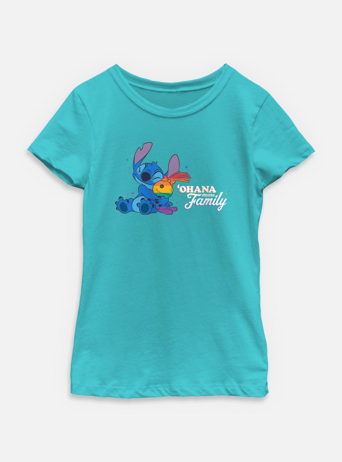 Disney Lilo & Stitch Proud Ohana Youth Girls T-Shirt, , hi-res