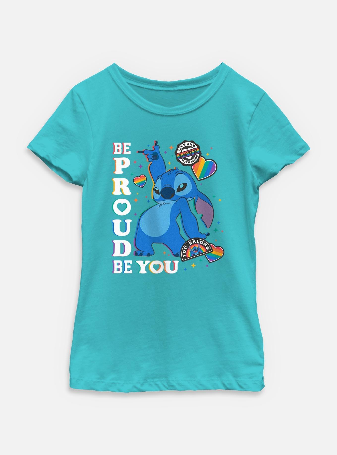 Disney Lilo & Stitch Be Proud Be You Youth Girls T-Shirt, , hi-res