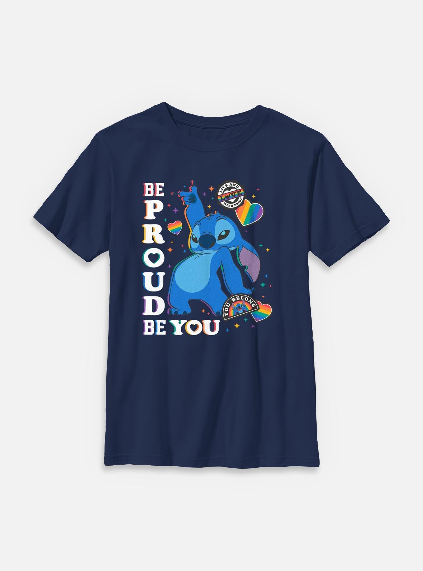 Disney Lilo & Stitch Be Proud Be You Youth T-Shirt, , hi-res