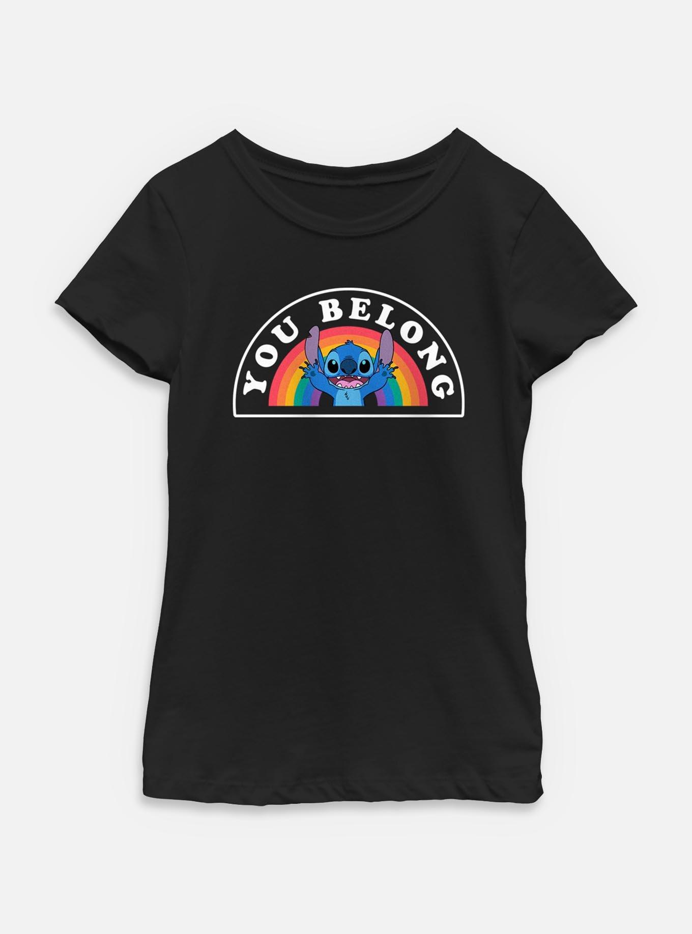 Disney Lilo & Stitch You Belong Youth Girls T-Shirt, , hi-res