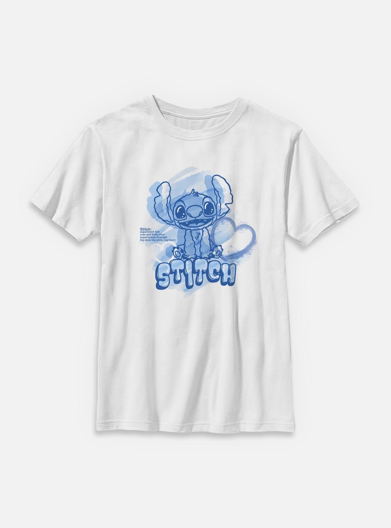 Disney Lilo & Stitch Cute And Fluffy Alien Youth T-Shirt, , hi-res