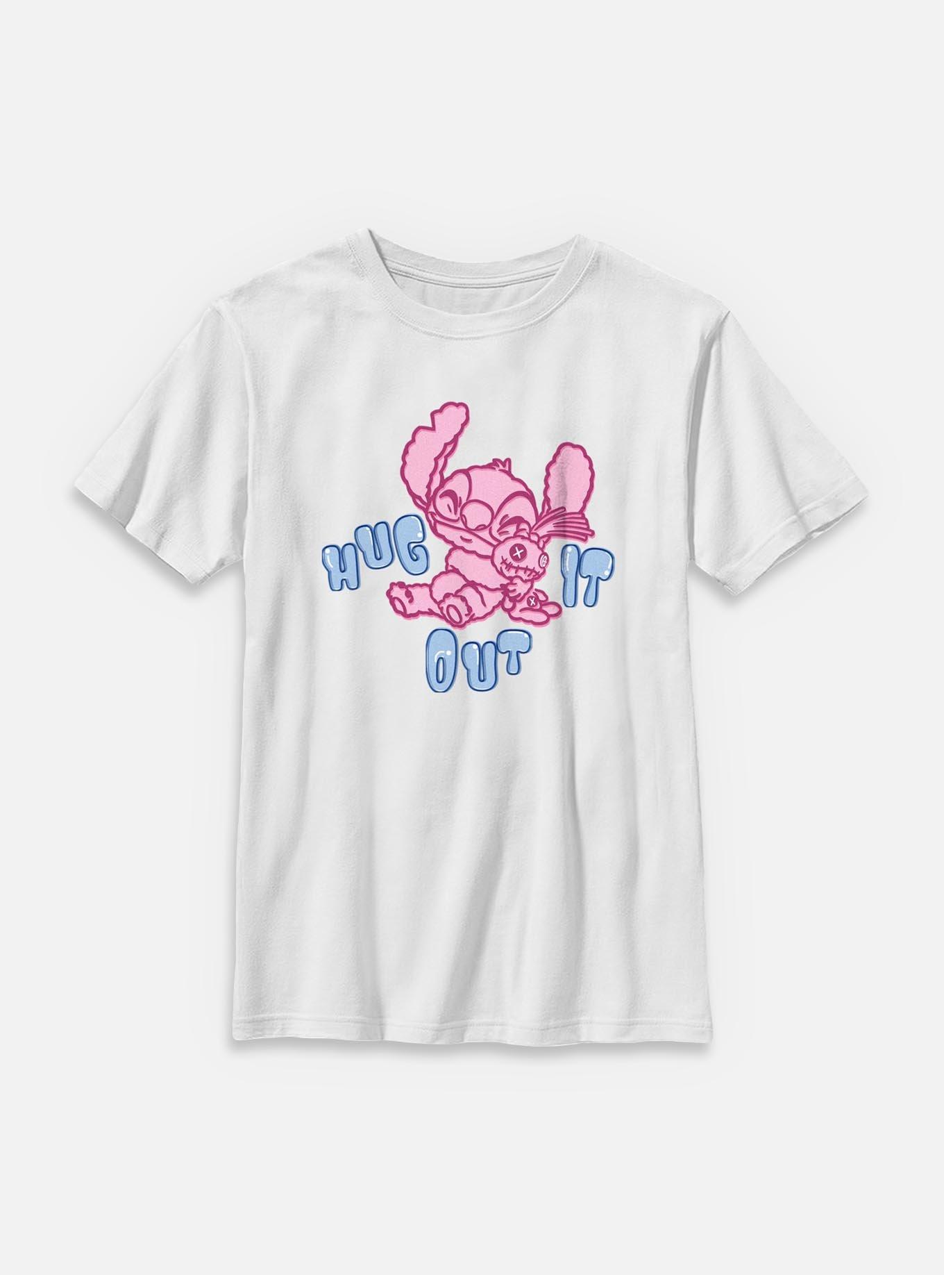 Disney Lilo & Stitch Hug It Out Youth T-Shirt, , hi-res
