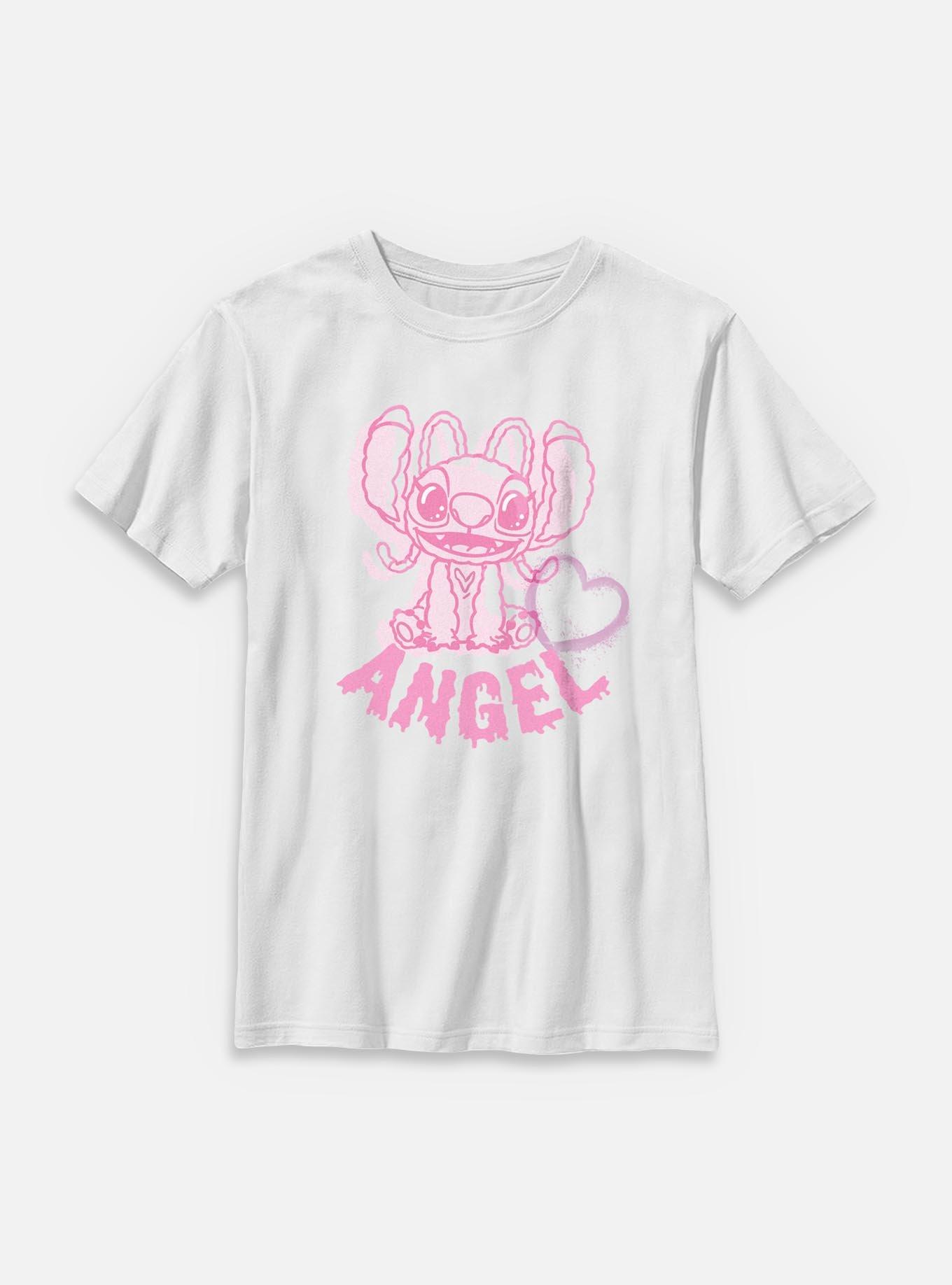 Disney Lilo & Stitch Angel Heart Youth T-Shirt, , hi-res
