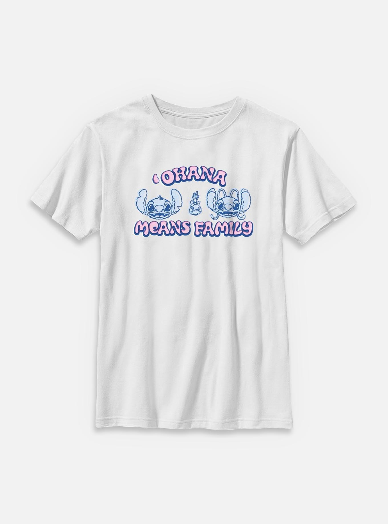 Disney Lilo & Stitch Ohana Means Family Youth T-Shirt, , hi-res
