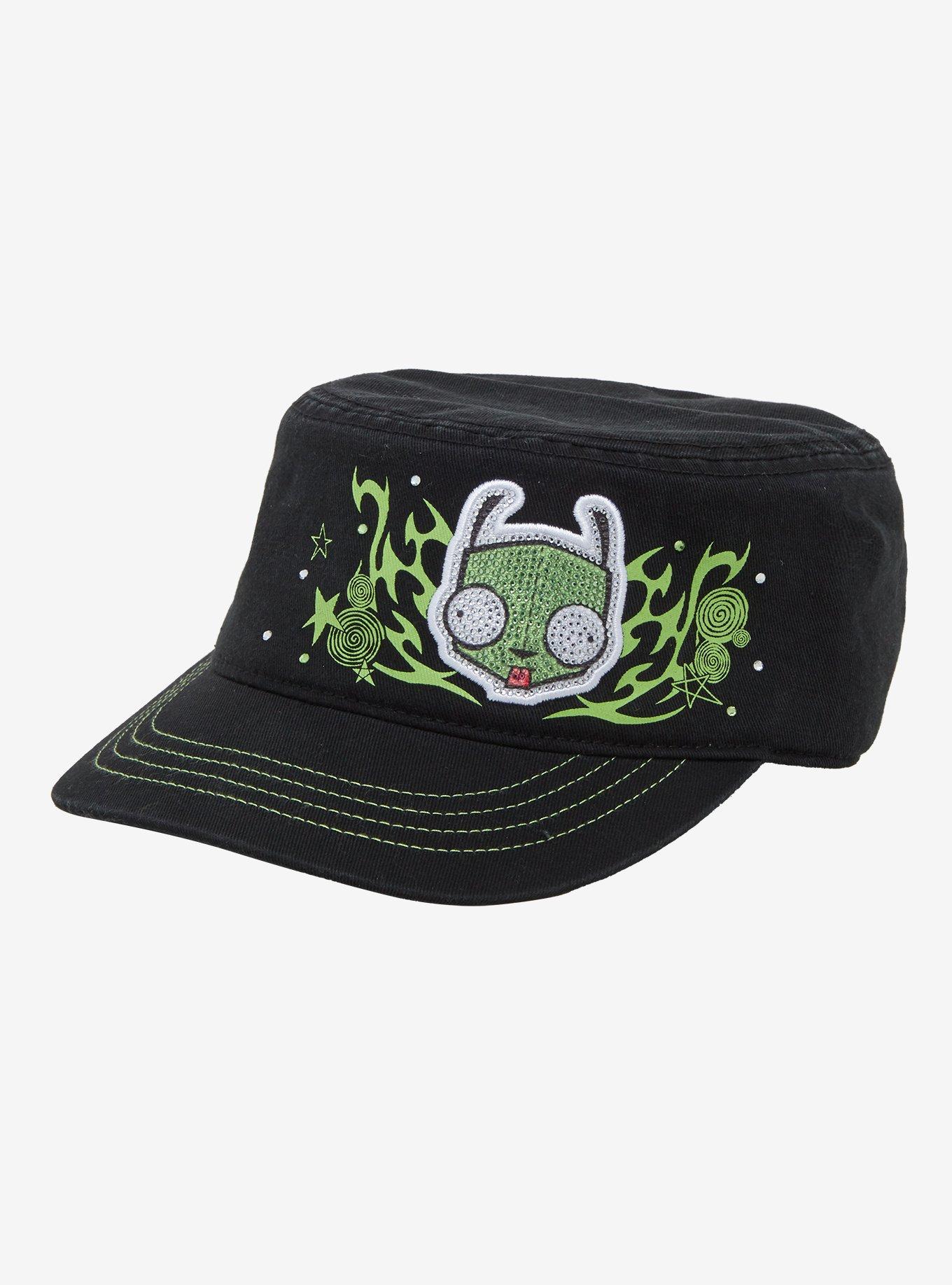 Invader Zim GIR Rhinestone Cadet Hat, , hi-res