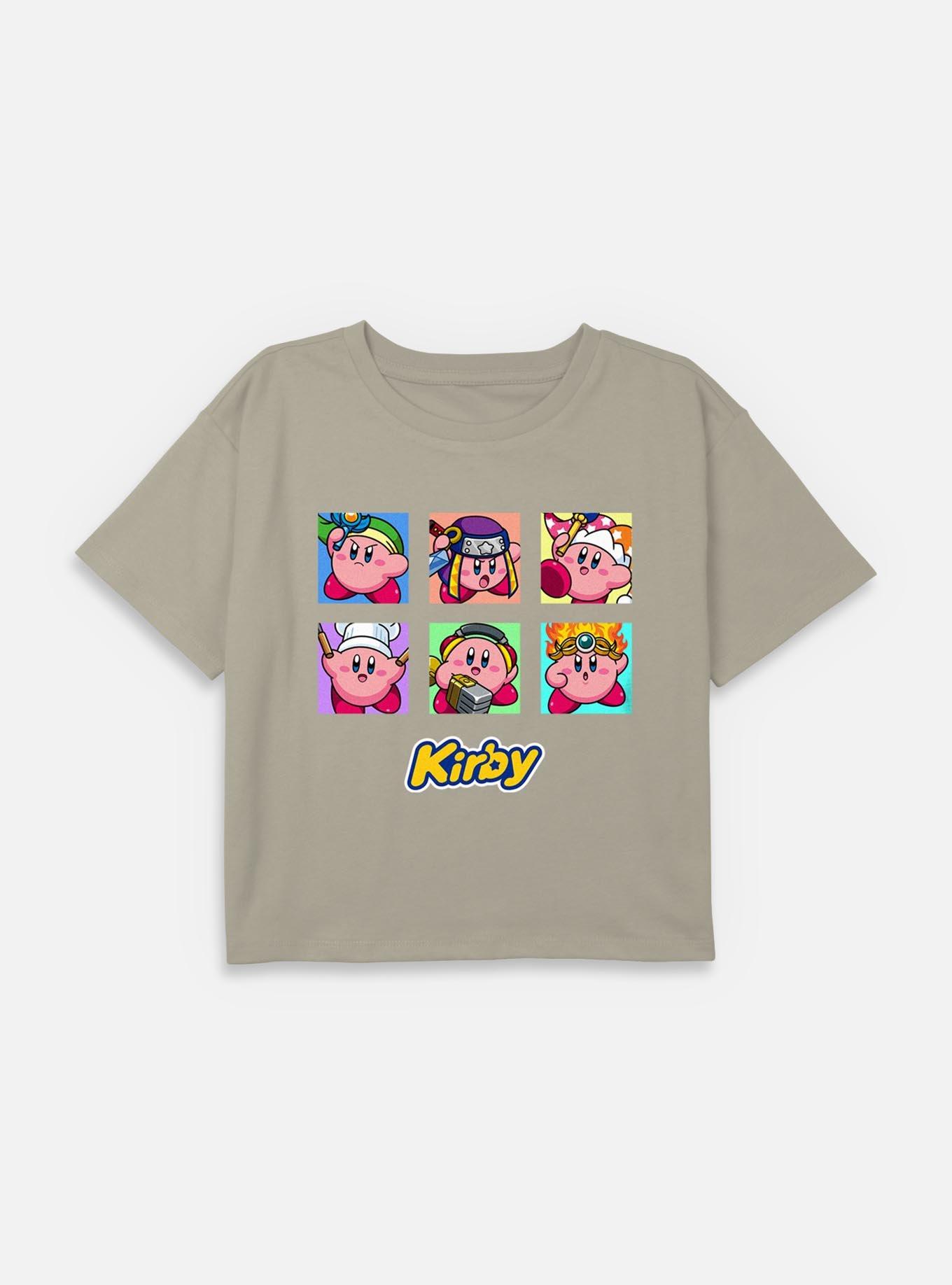 Nintendo Kirby Costumes Youth Girls Boxy T-Shirt, PLAZTAUPE, hi-res